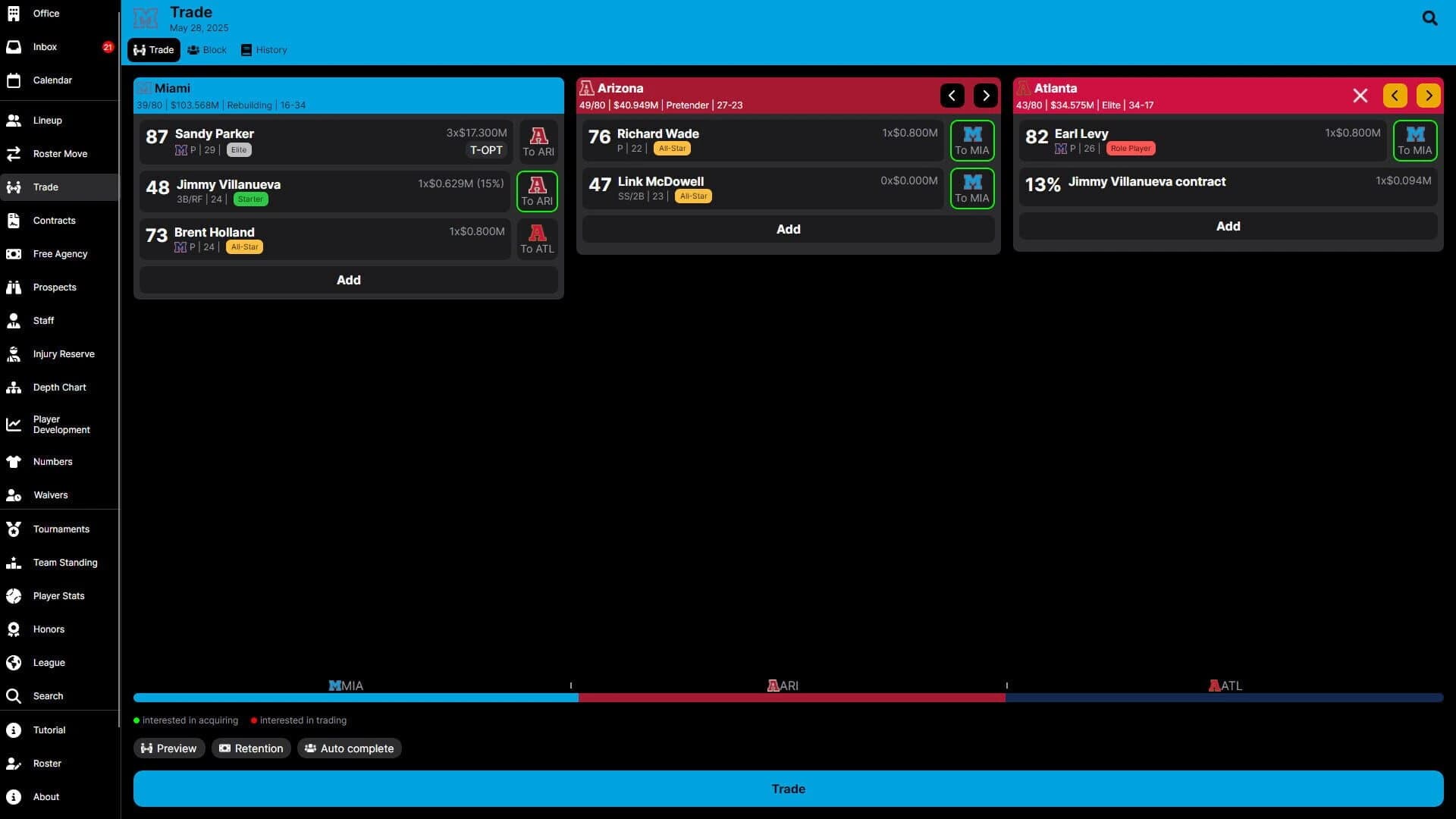Baseball Legacy Manager 25 screenshot 3
