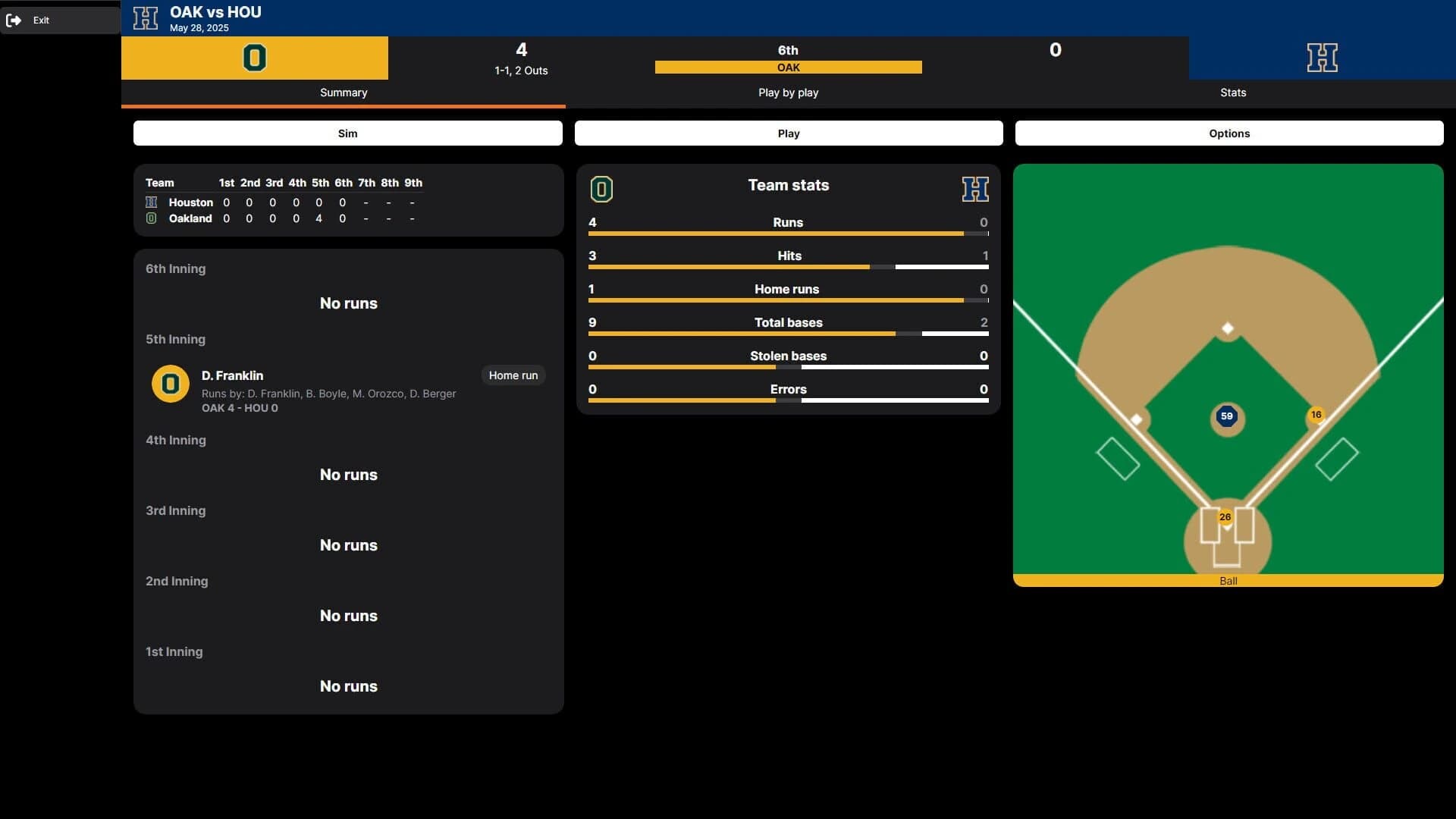 Baseball Legacy Manager 25 screenshot 5