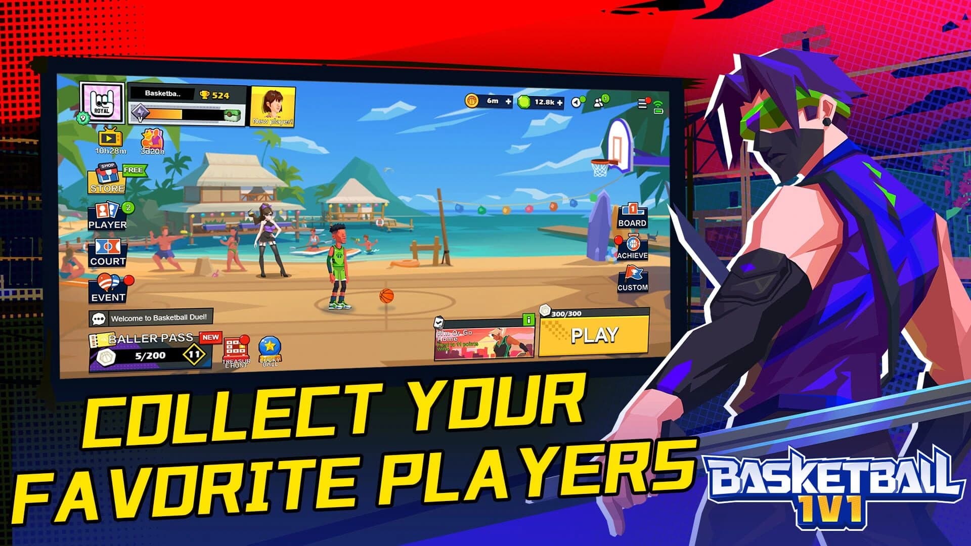 Basketball 1v1 screenshot 4