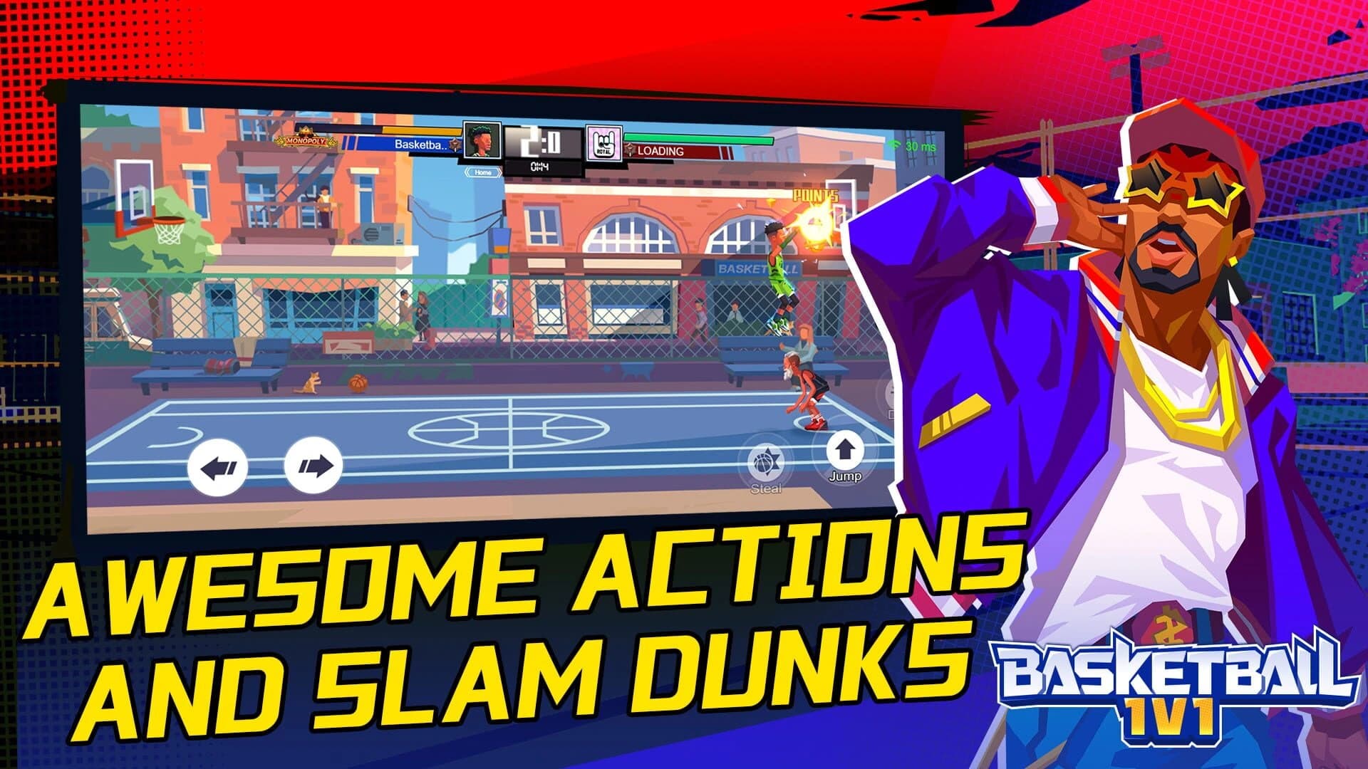 Basketball 1v1 screenshot 3