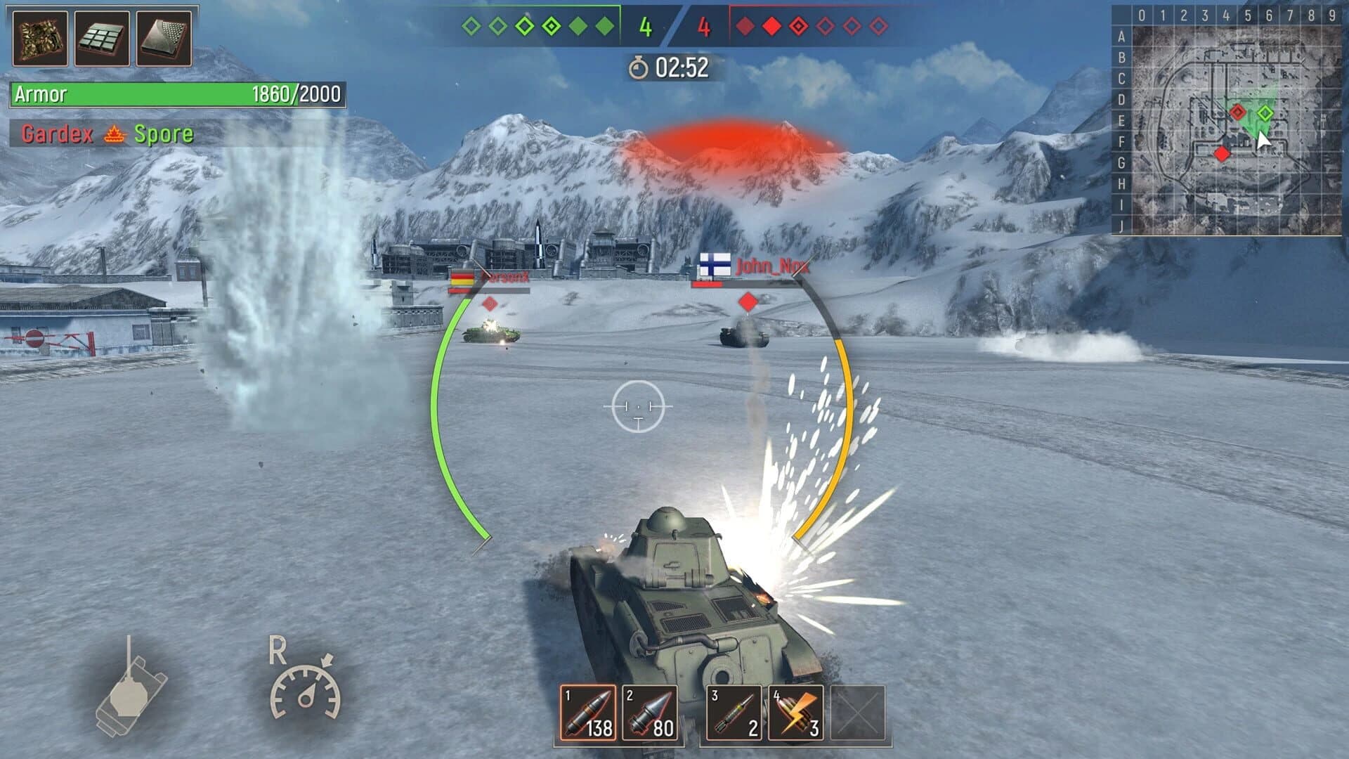 Battle Tanks: World War II screenshot 1