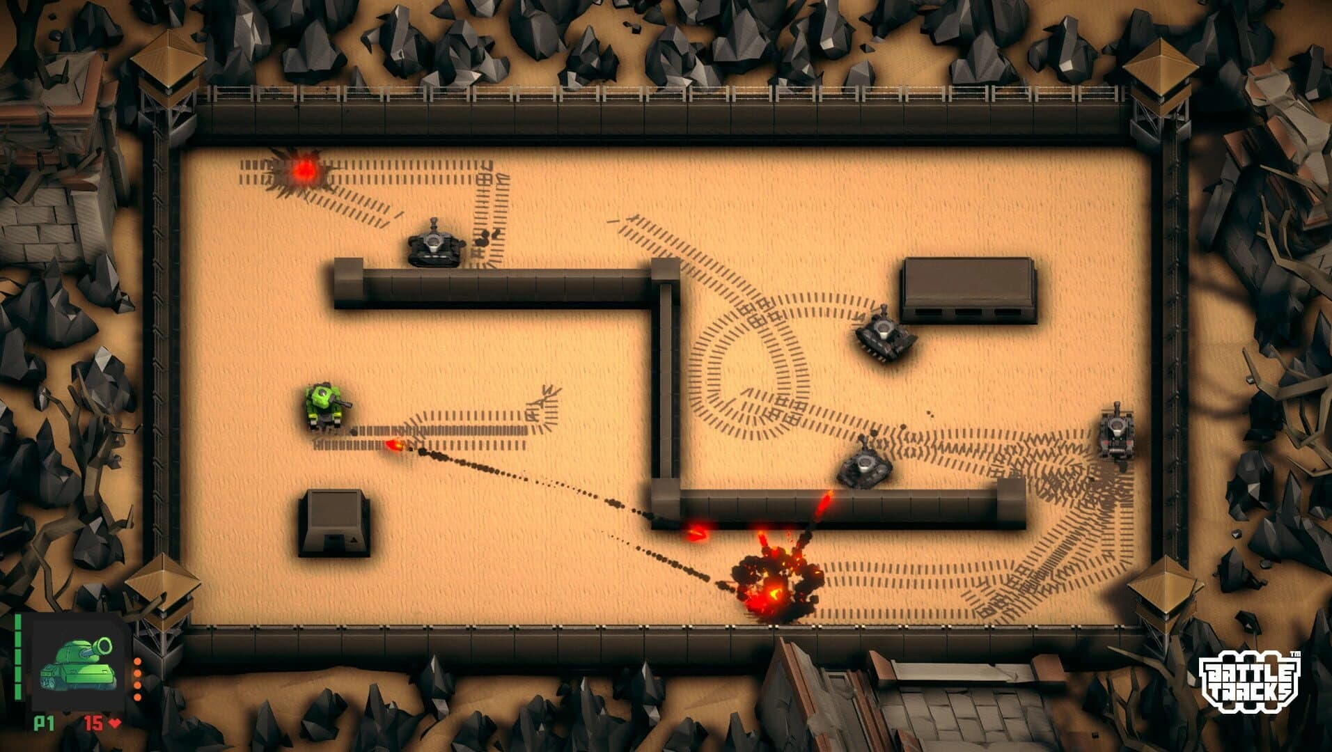 Battle Tracks screenshot 1