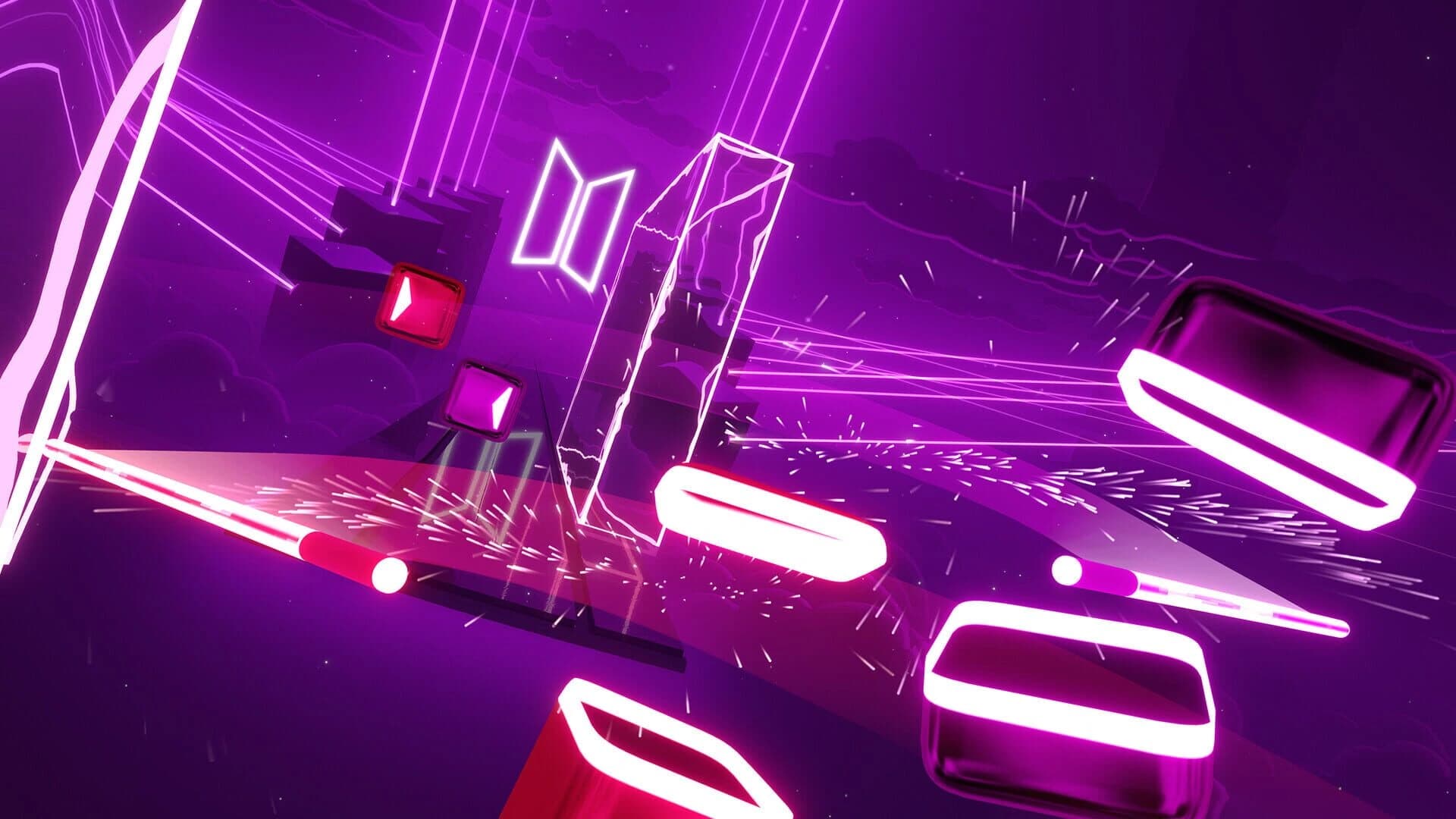 Beat Saber: BTS - "Boy With Luv (feat. Halsey)" screenshot 4