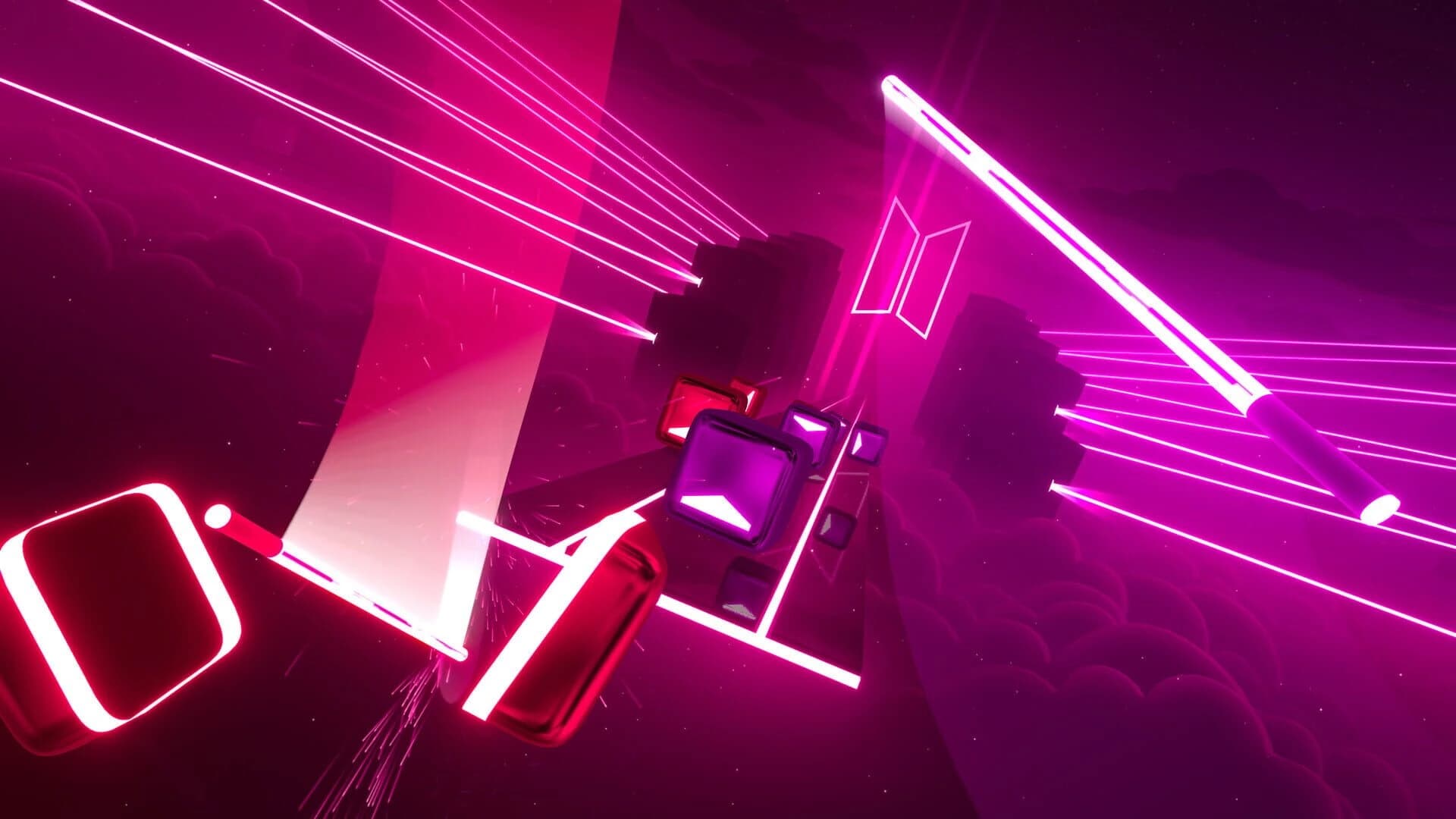 Beat Saber: BTS - "Boy With Luv (feat. Halsey)" screenshot 5