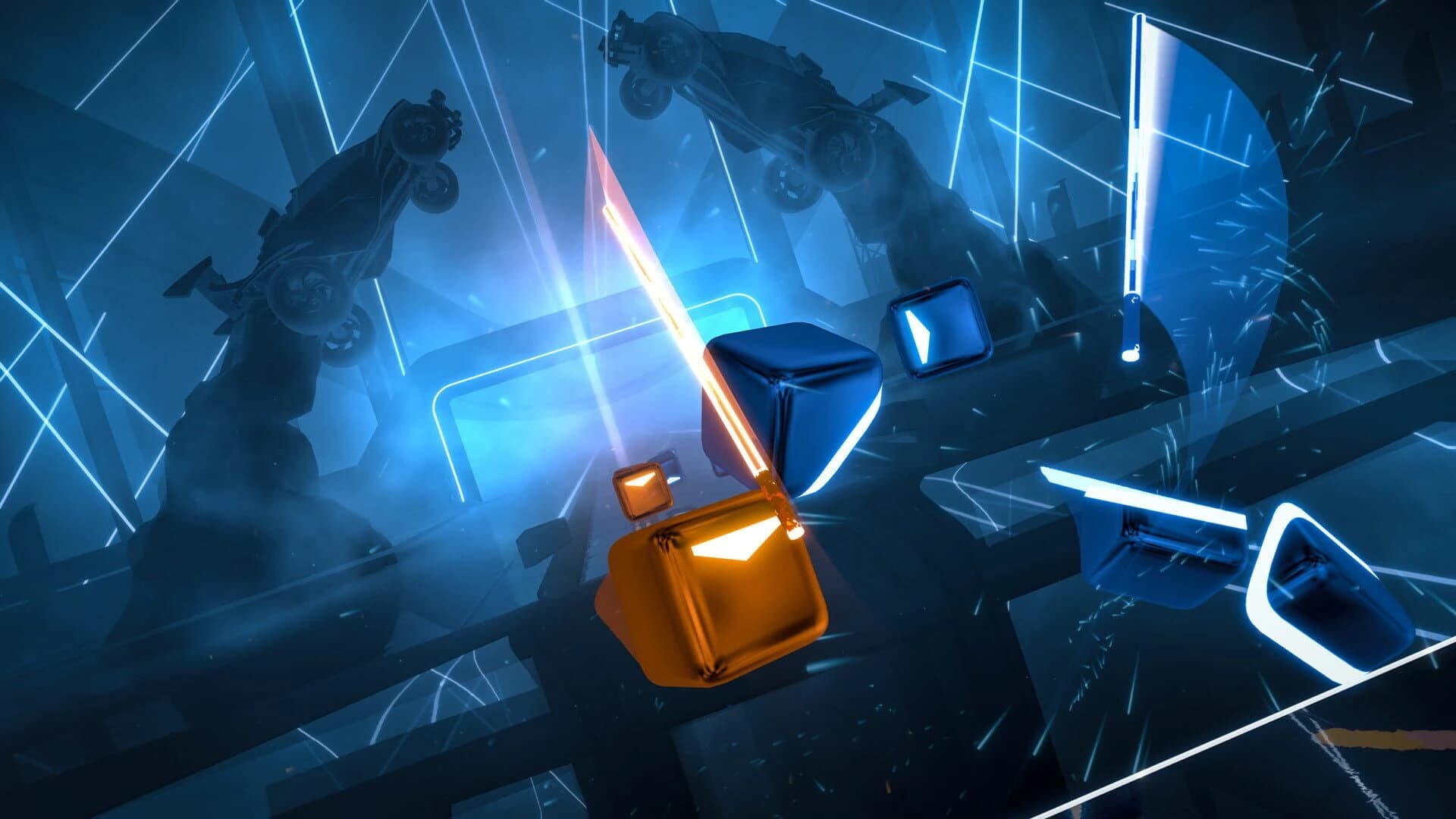Beat Saber: Slushii - "Luv U Need U" screenshot 2
