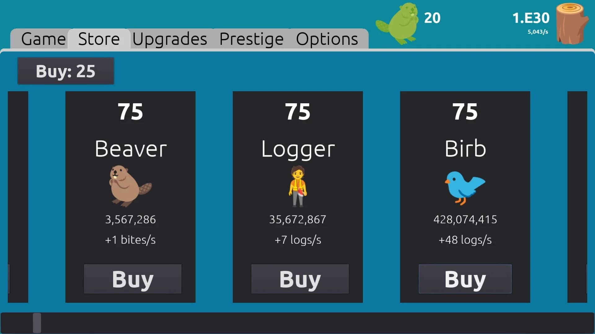 Beaver Clicker screenshot 3