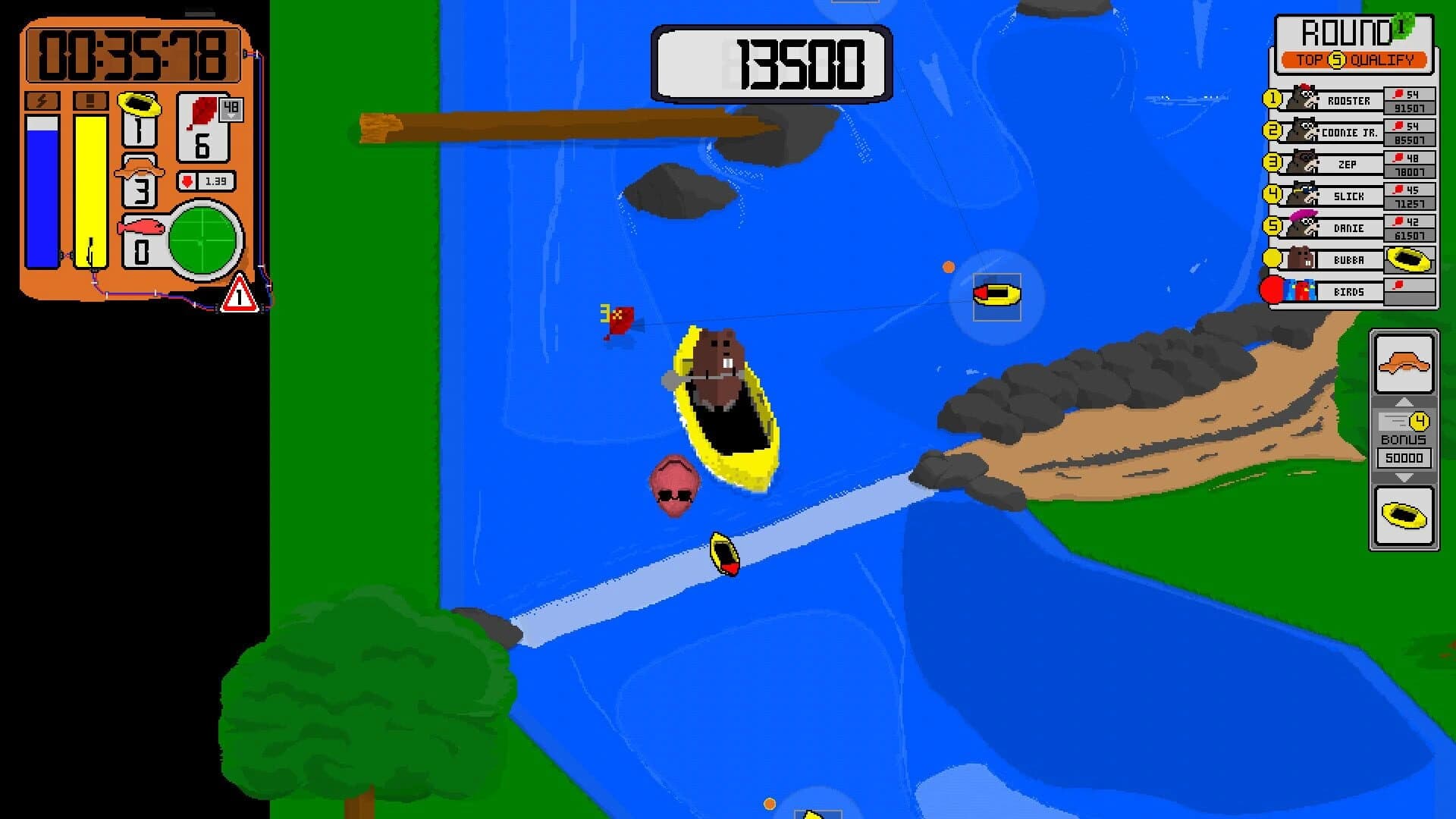Beaver Fun River Run: Steam Edition screenshot 2