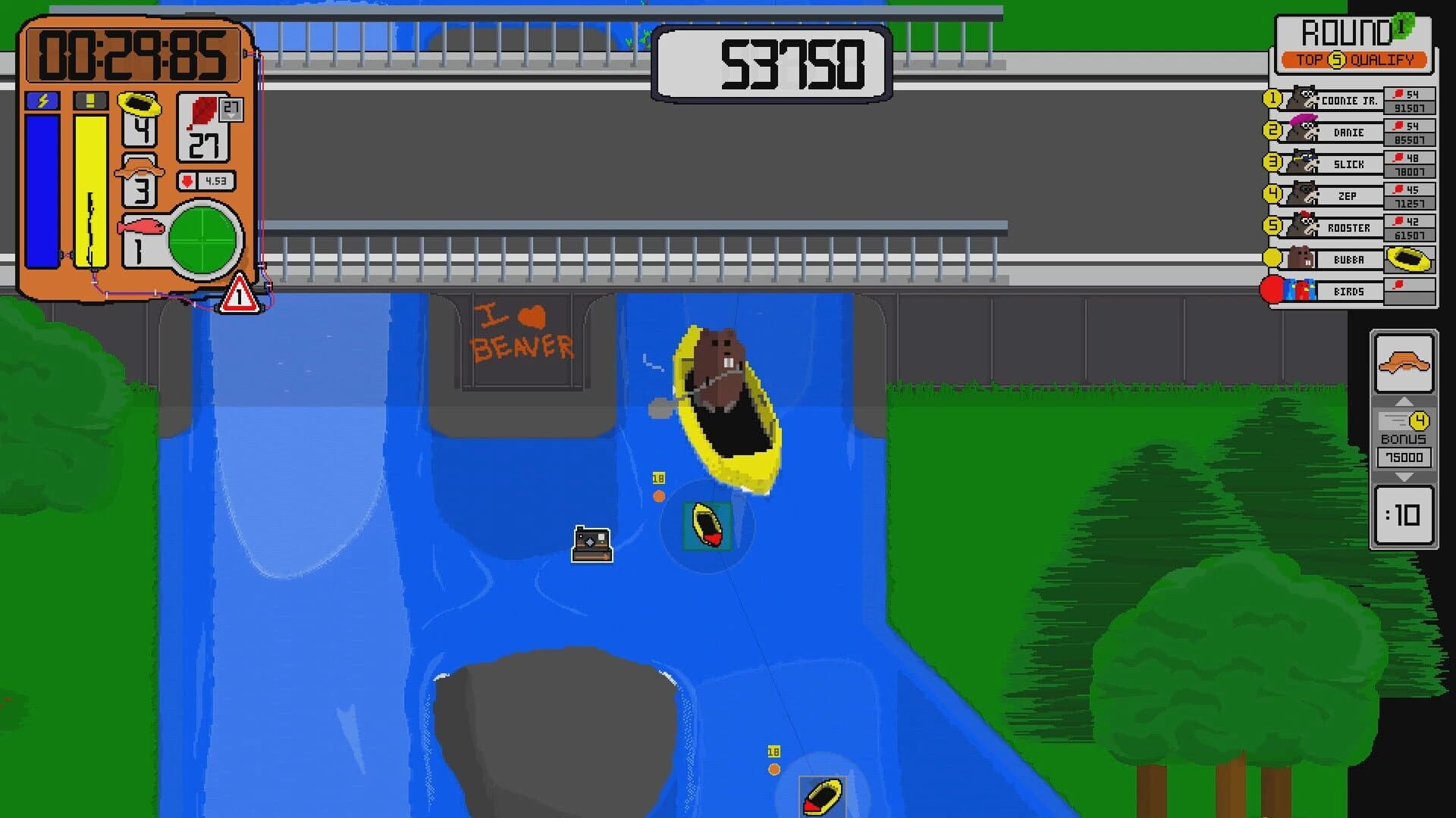 Beaver Fun River Run: Steam Edition screenshot 3