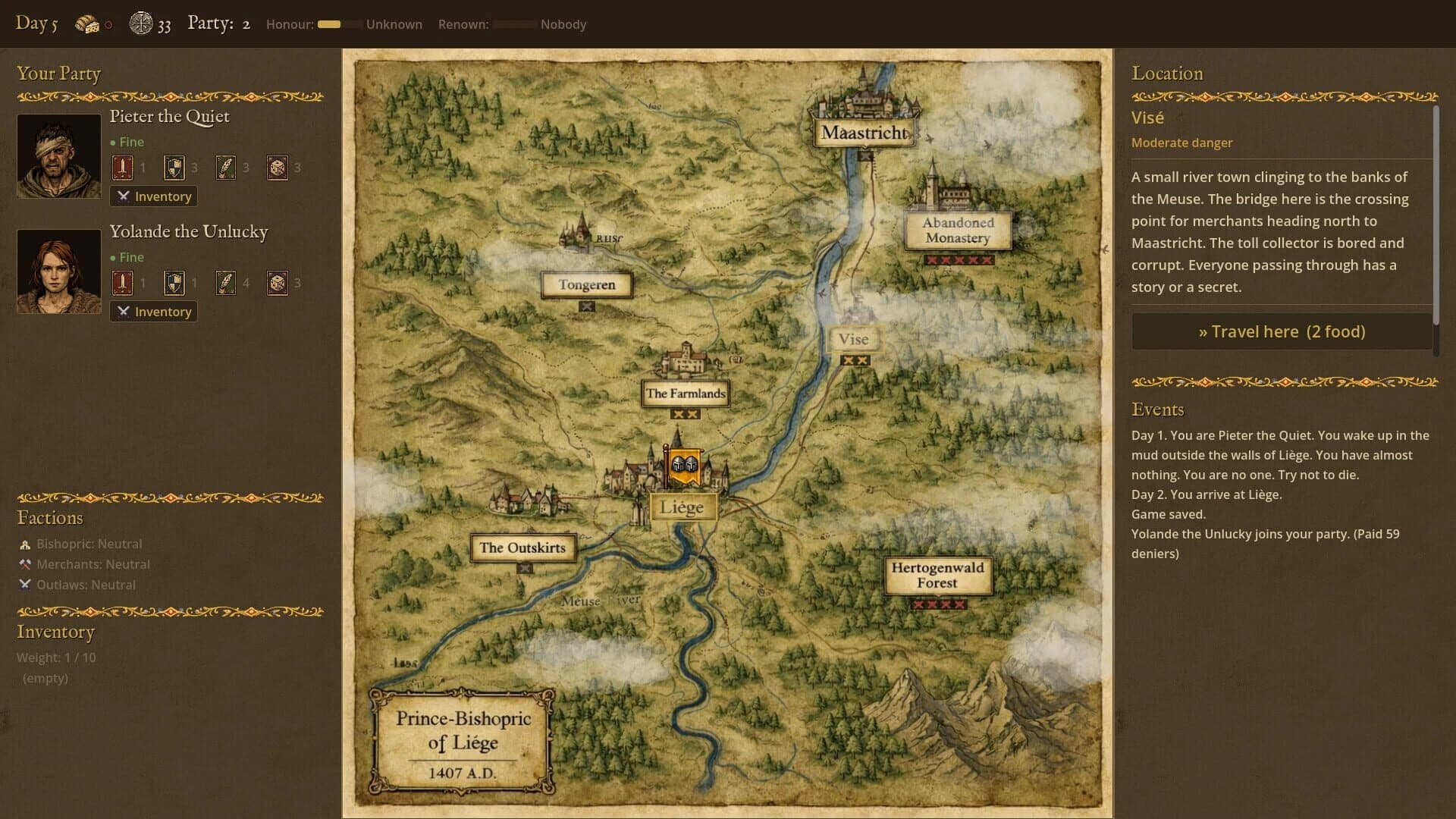Beggar's Road screenshot 1