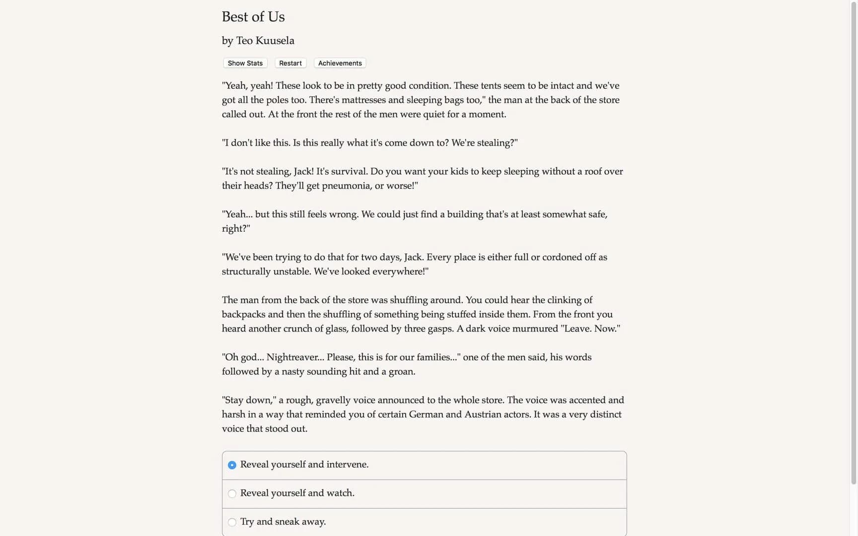 Best of Us screenshot 4