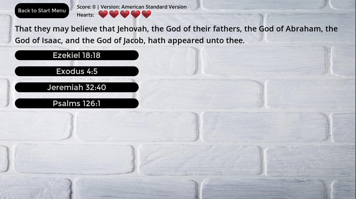 Bible Verse Challenge screenshot 2