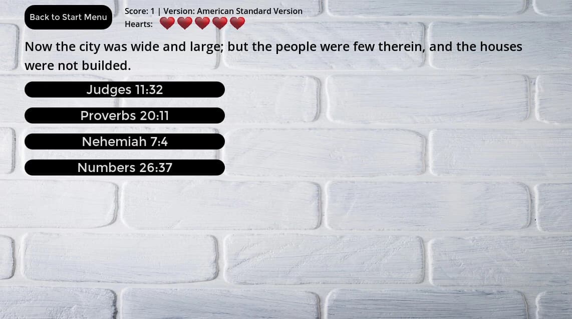 Bible Verse Challenge screenshot 4