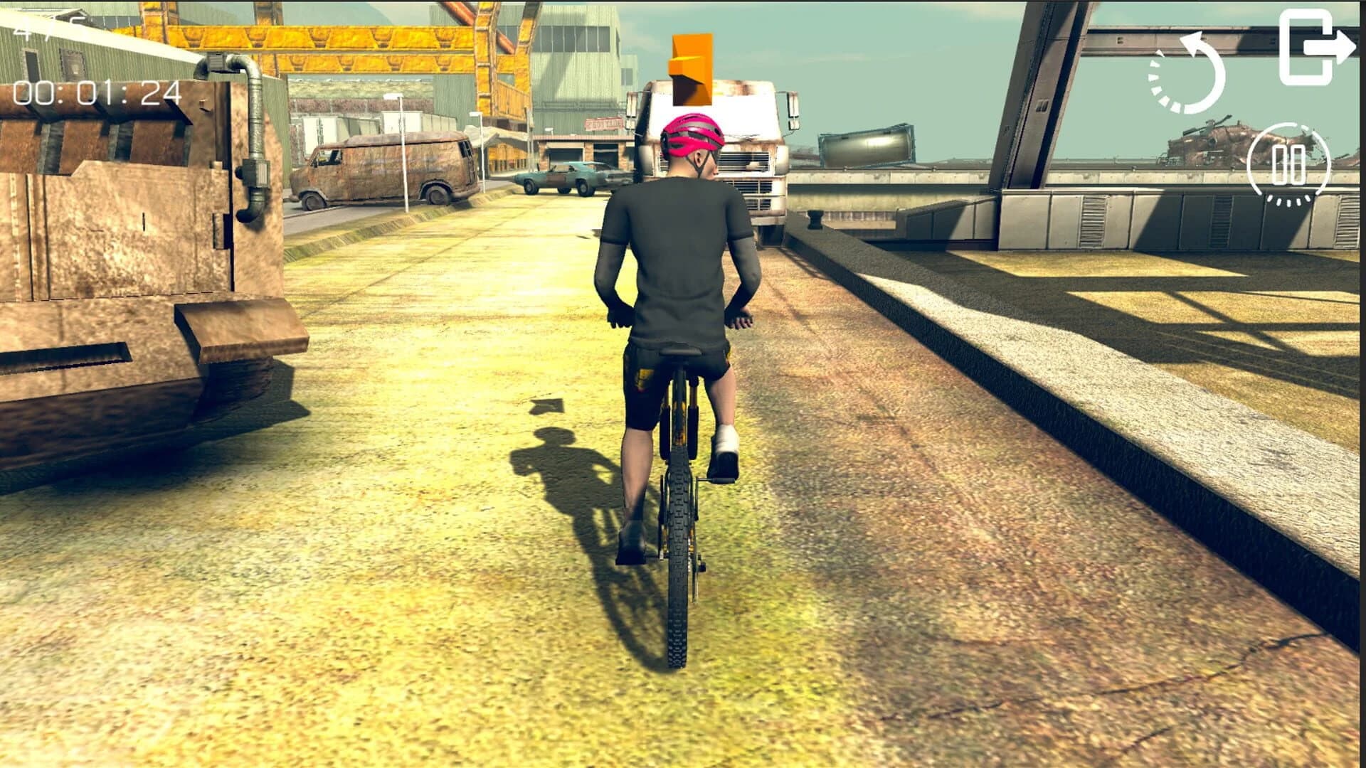 Bicycle Challage: Wastelands screenshot 4