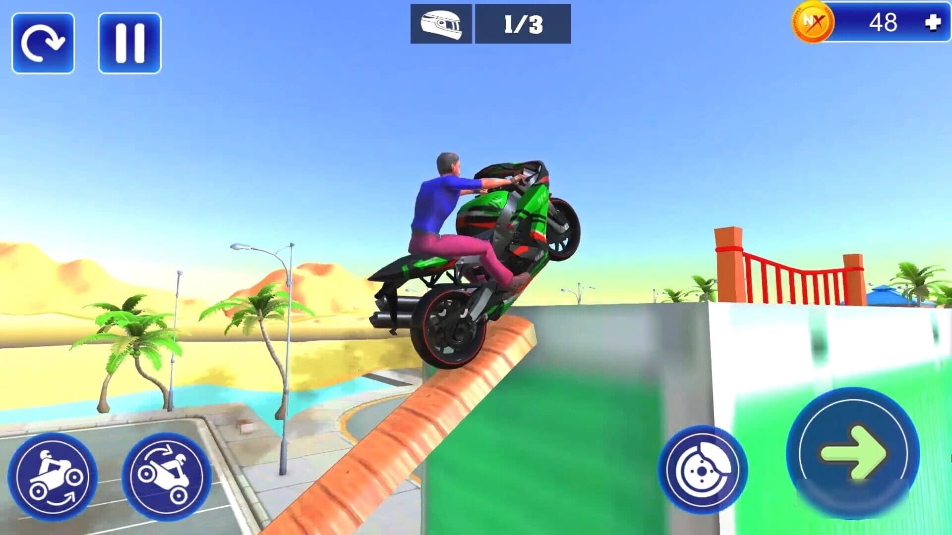 Bike Stunt 3D Freestyle screenshot 1