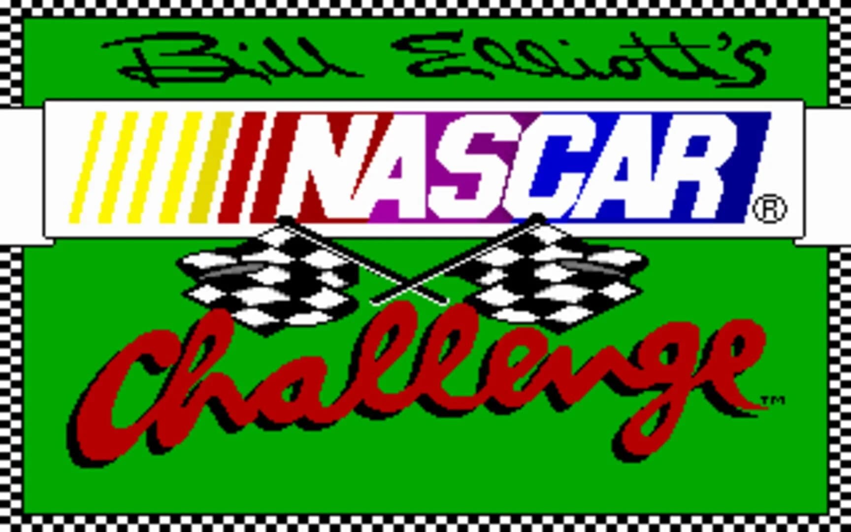 Bill Elliott's NASCAR Challenge screenshot 1