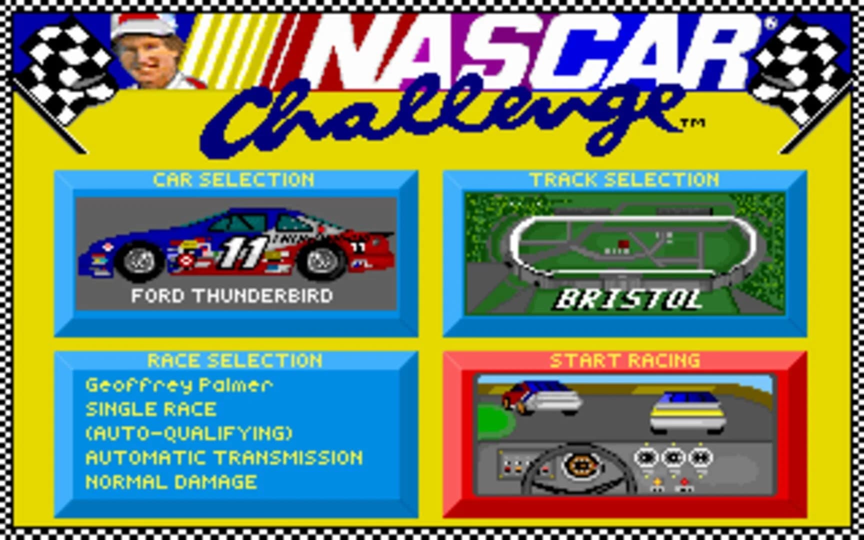 Bill Elliott's NASCAR Challenge screenshot 2