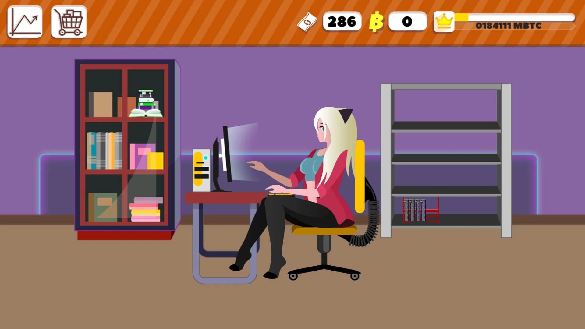 Bitcoin Mining Tycoon screenshot 1