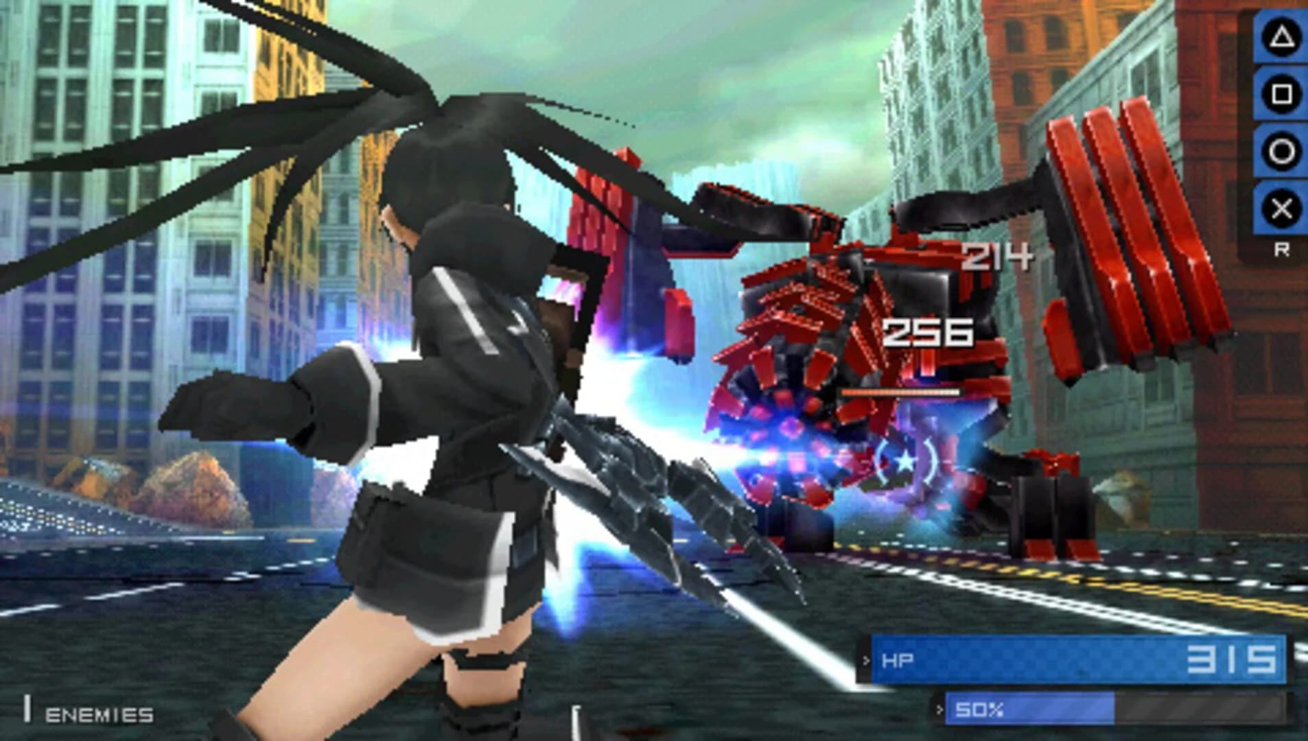 Black Rock Shooter: The Game screenshot 1