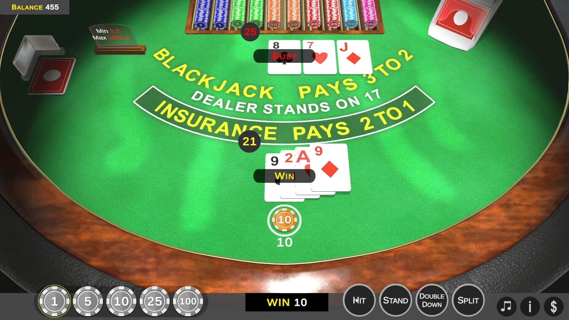 Blackjack screenshot 2