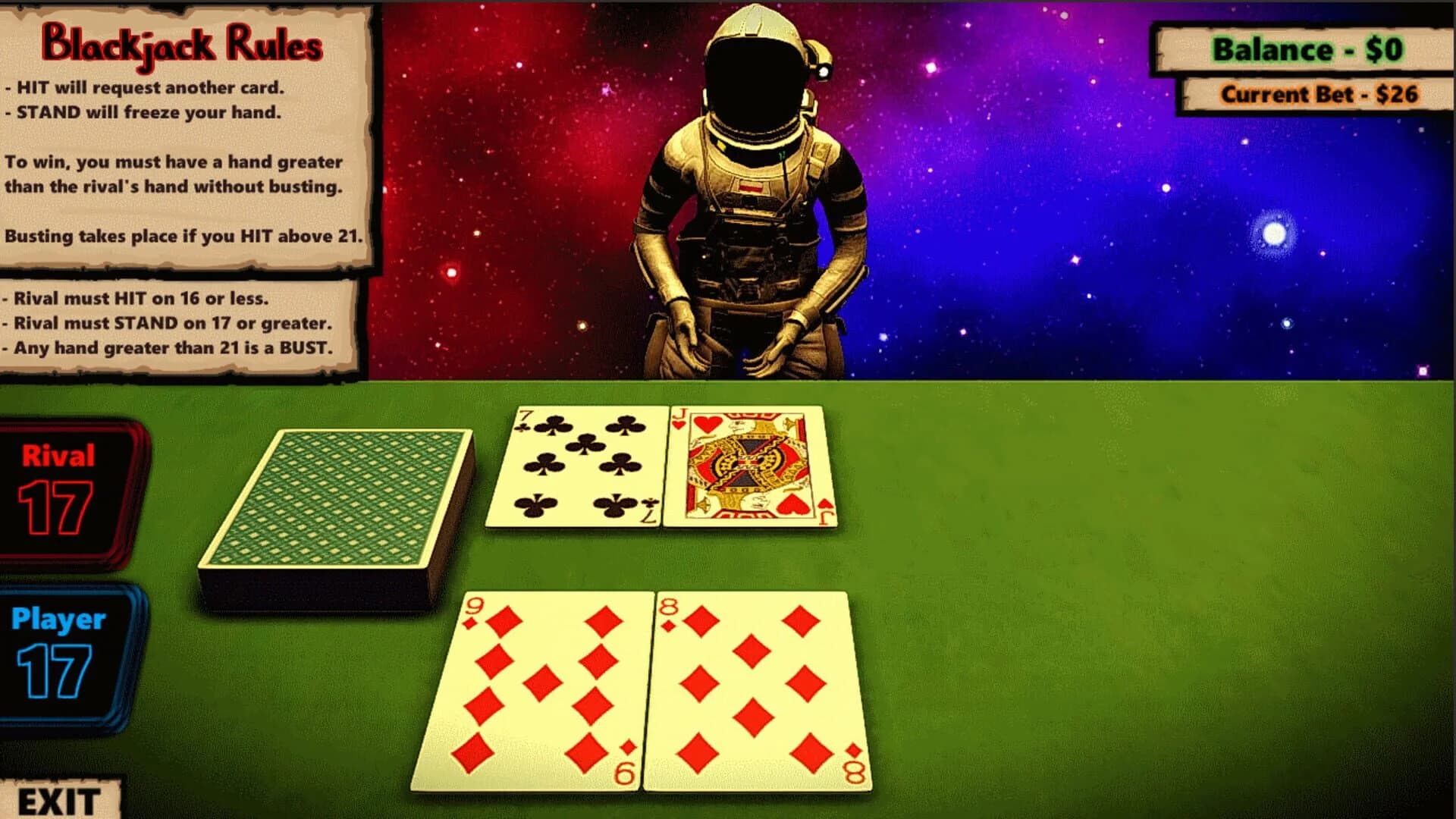 Blackjack In Space screenshot 5