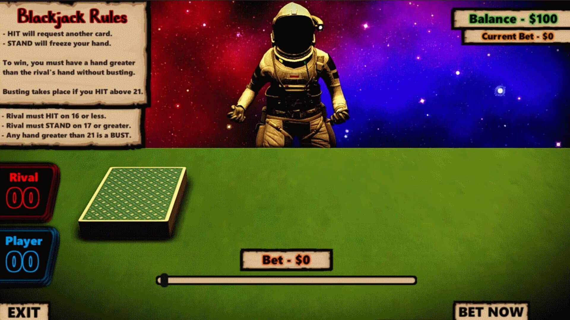 Blackjack In Space screenshot 2