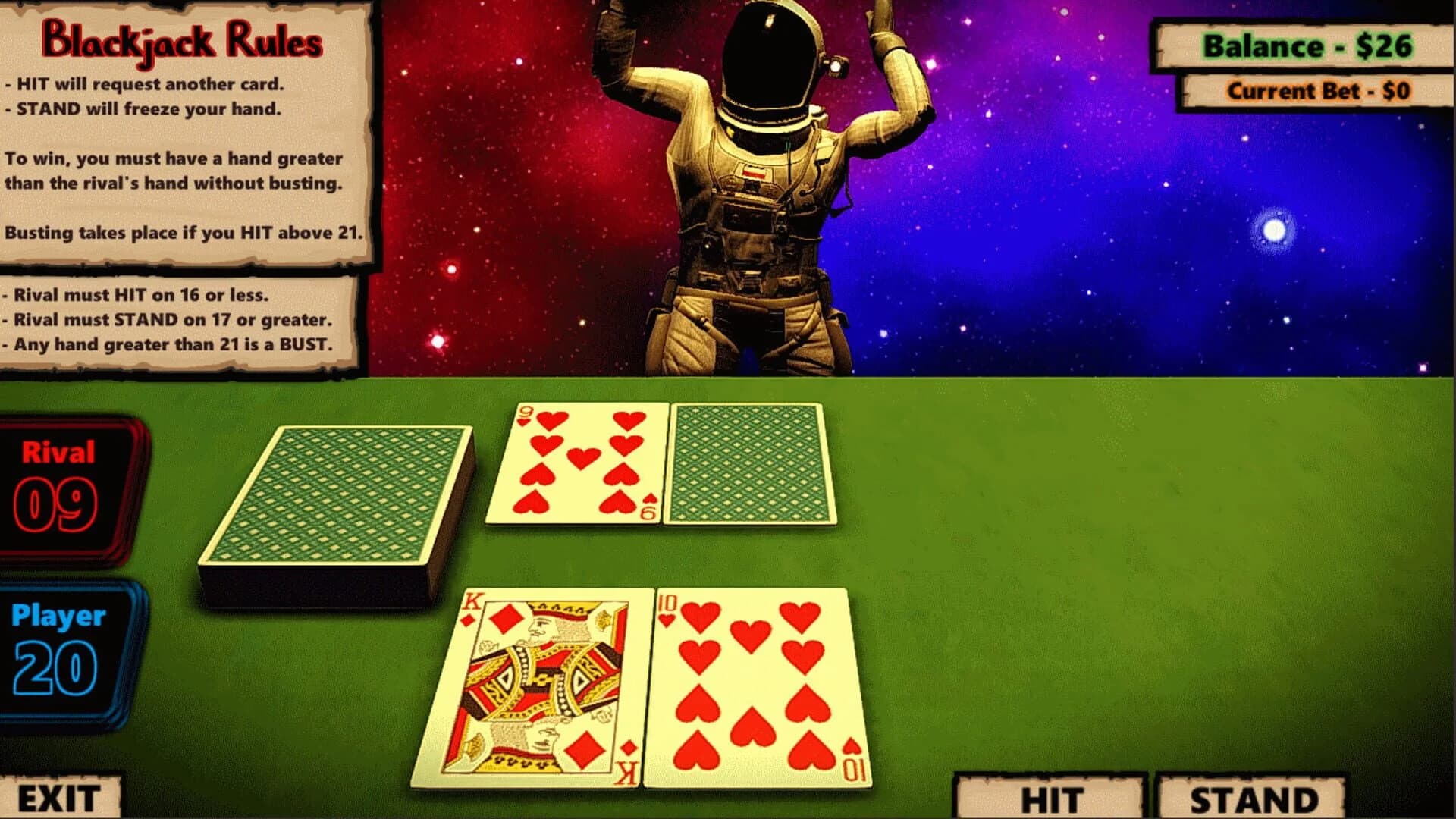 Blackjack In Space screenshot 4