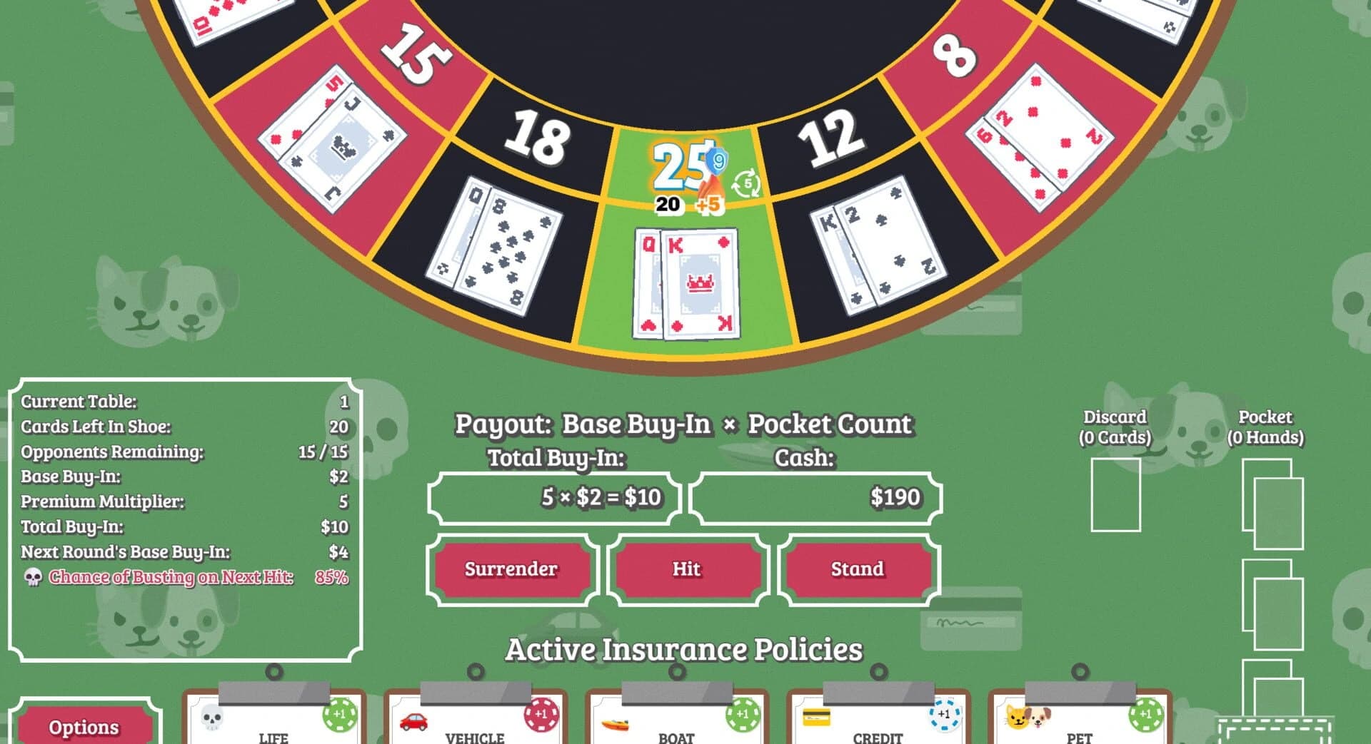Blackjack Roulette screenshot 1