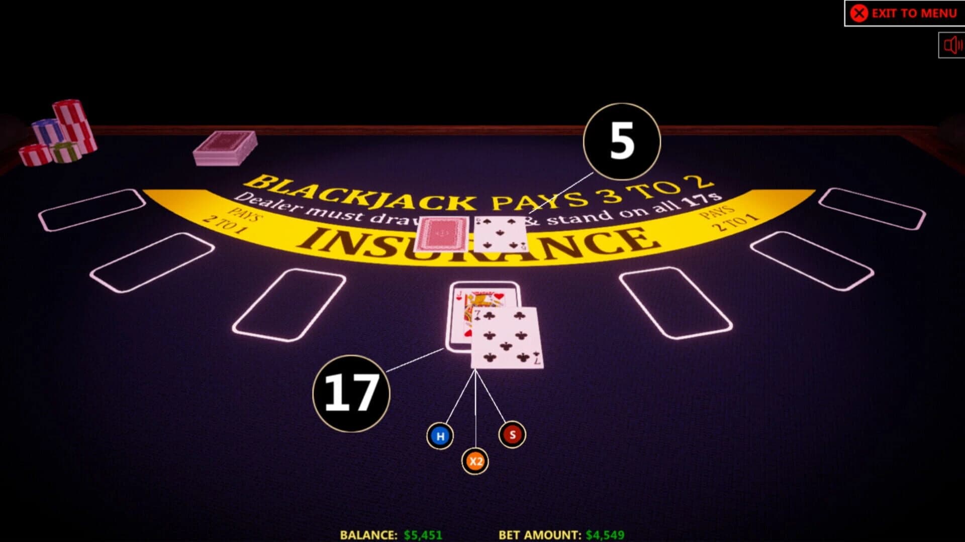 Blackjack Simulator 2024 screenshot 2