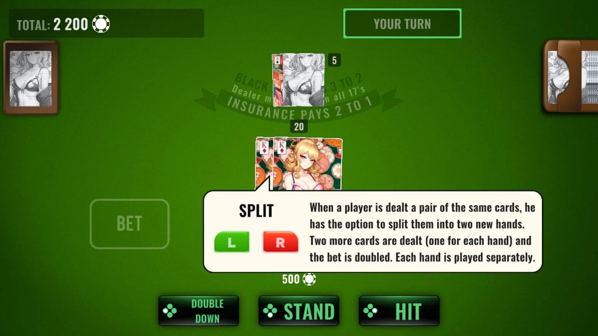 BlackJack Waifu Tour screenshot 4