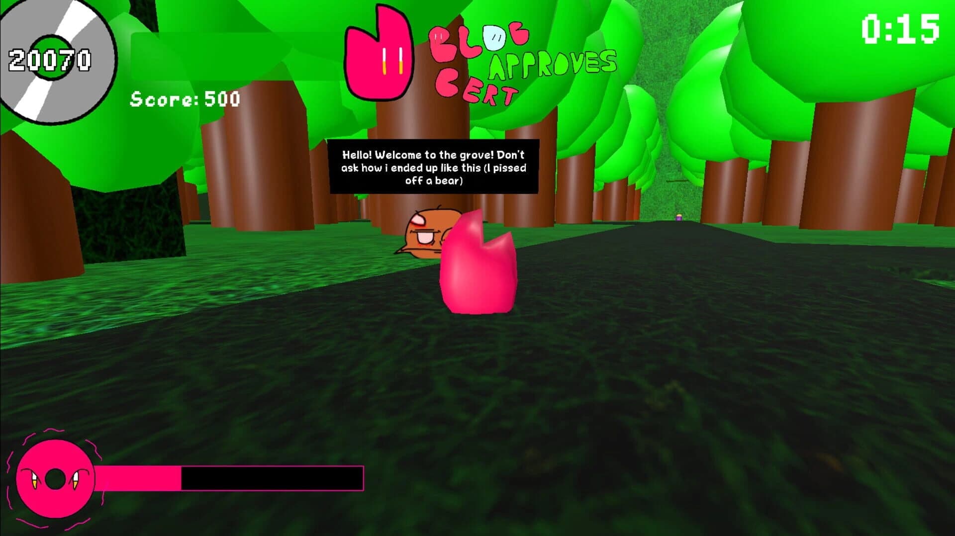 Blobbert 64 screenshot 1
