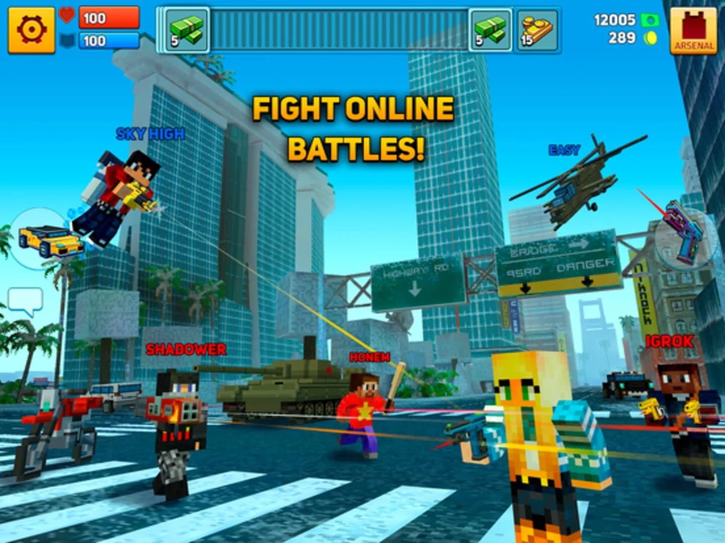 Block City Wars: Mafia Town screenshot 1