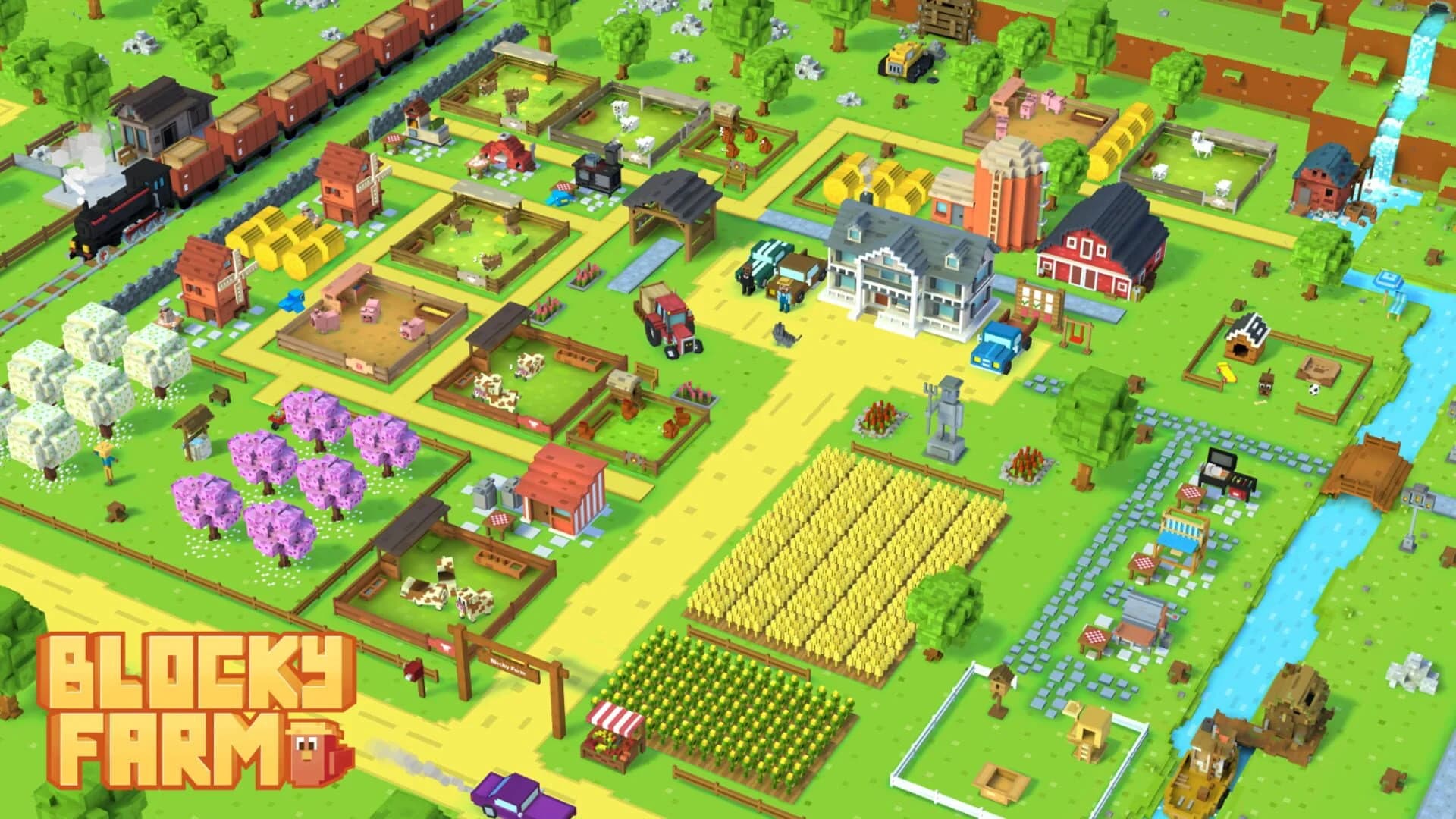 Blocky Farm screenshot 1