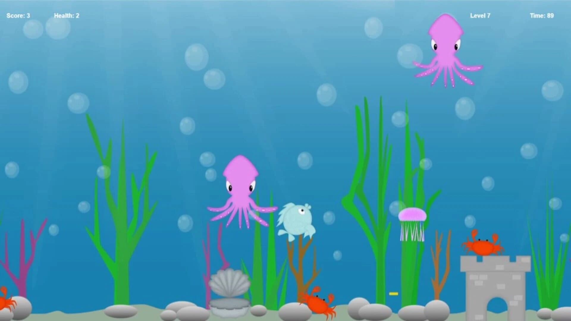 Blue Fish and Underwater Worlds screenshot 2