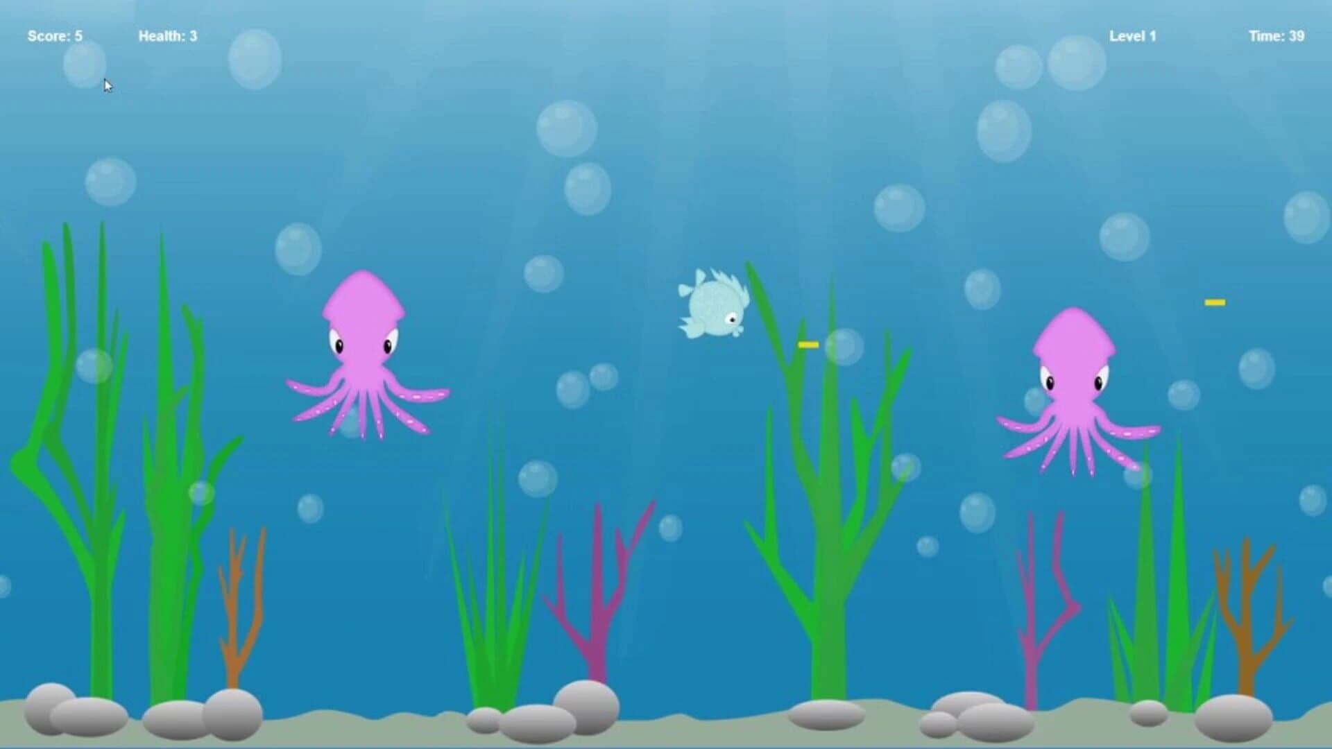Blue Fish and Underwater Worlds screenshot 1