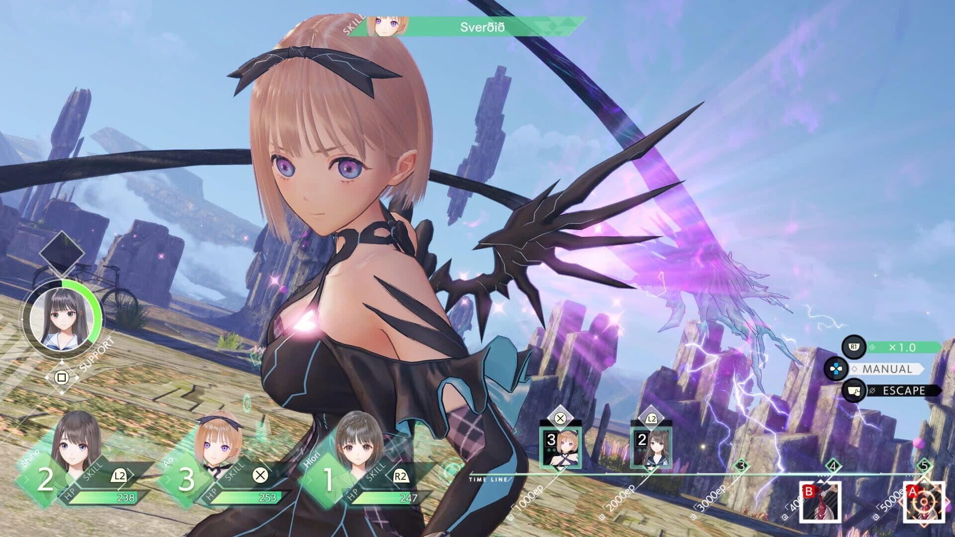 Blue Reflection Quartet screenshot 3