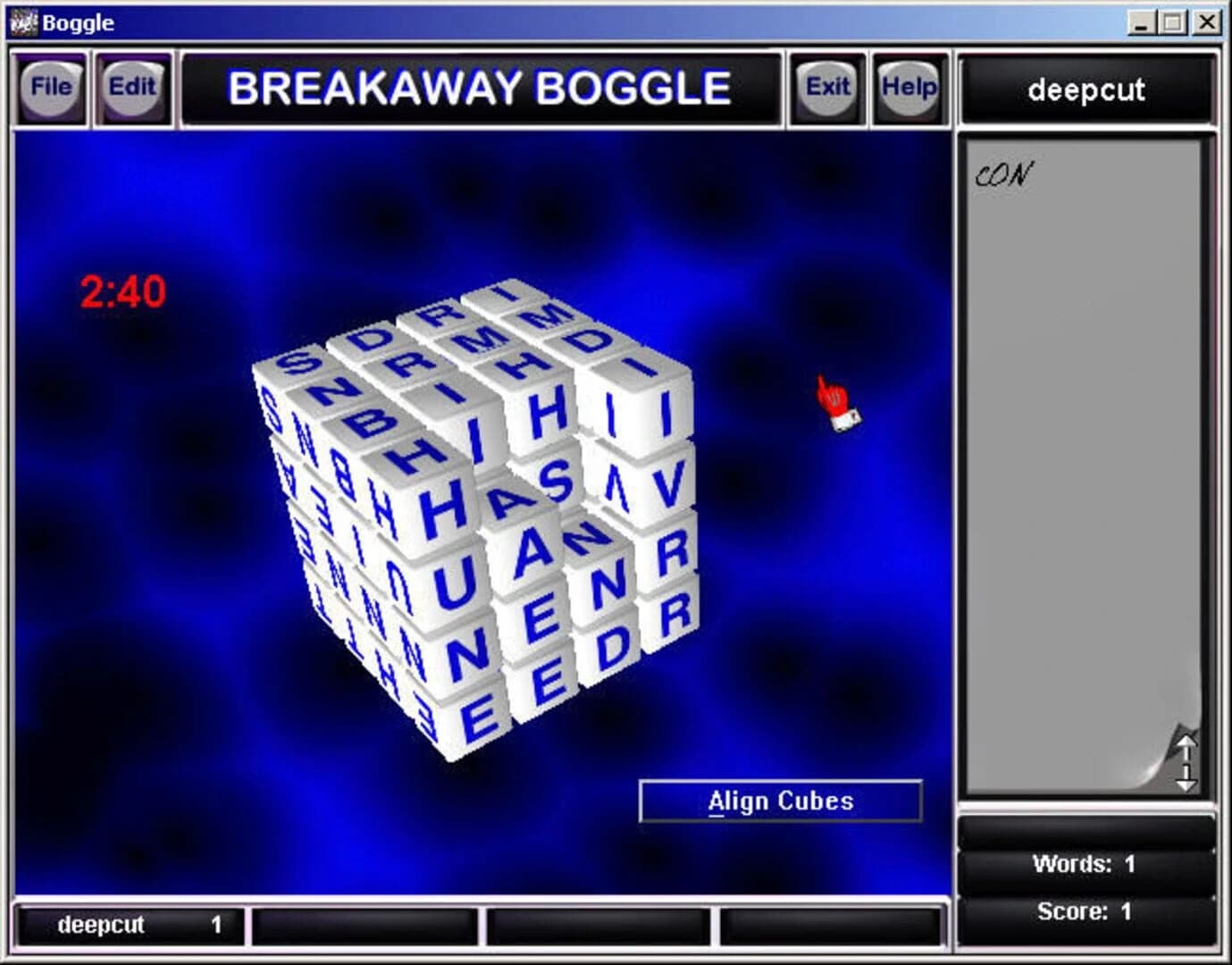 Boggle screenshot 4