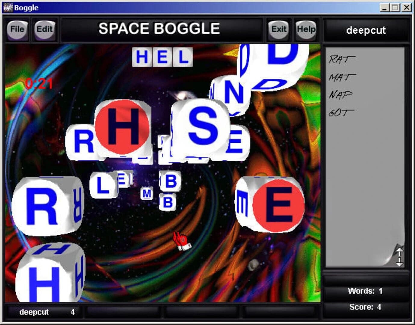 Boggle screenshot 2