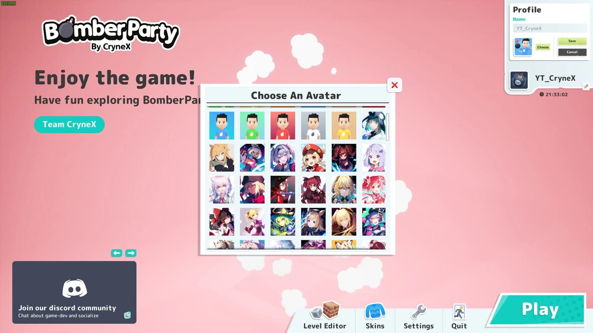 Bomber Party: Anime Avatars screenshot 5