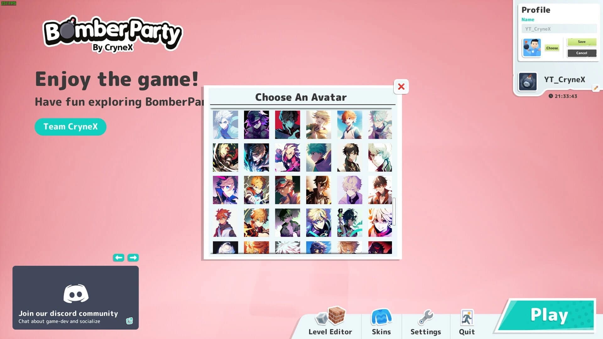 Bomber Party: Anime Avatars screenshot 1