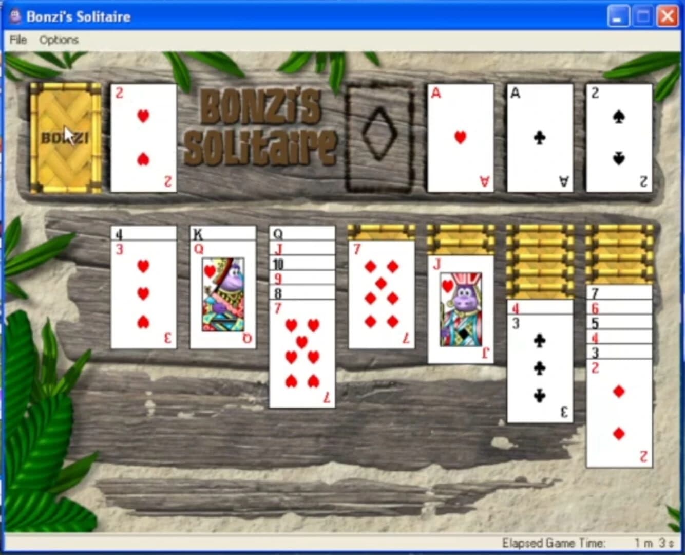 Bonzi's Solitaire screenshot 1
