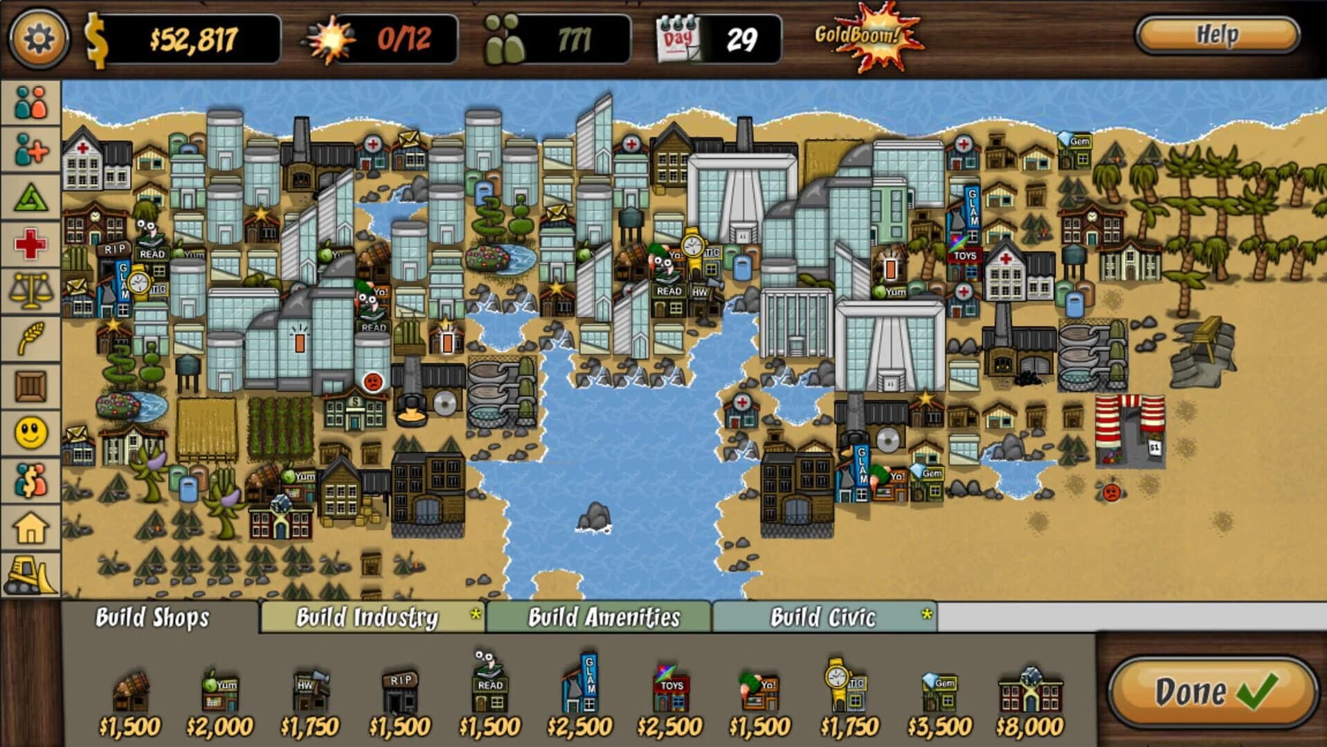 BoomTown! Deluxe screenshot 3