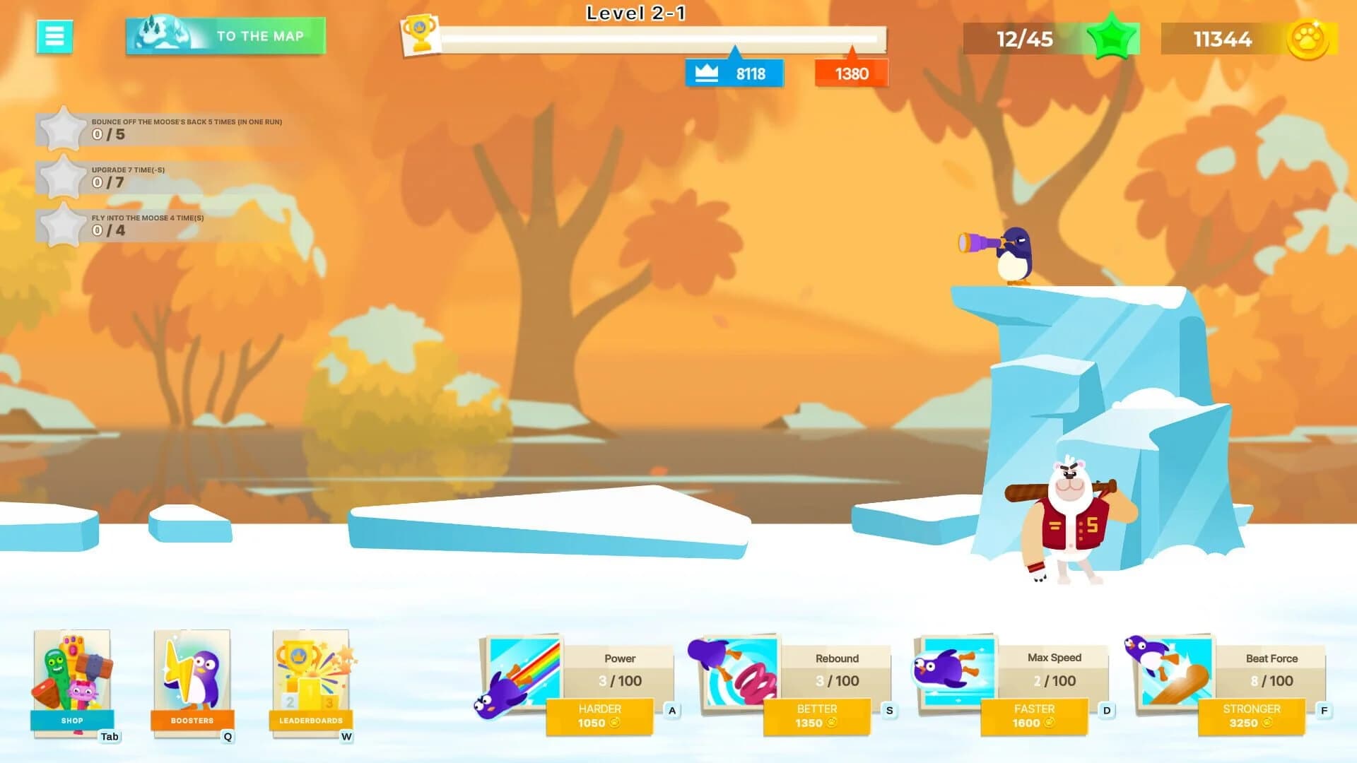Bouncemasters 2: Pengu Throw screenshot 1
