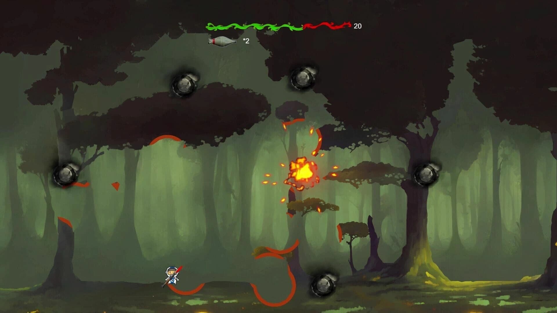 Bouncing Missile screenshot 1