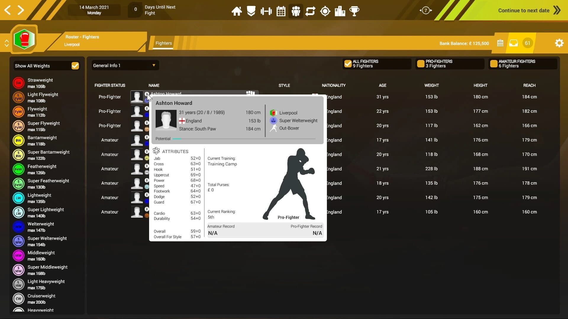 Boxing Club Manager screenshot 2