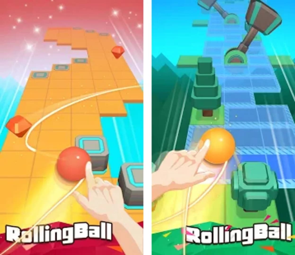 BraveWorld: Sky Rolling Ball screenshot 1