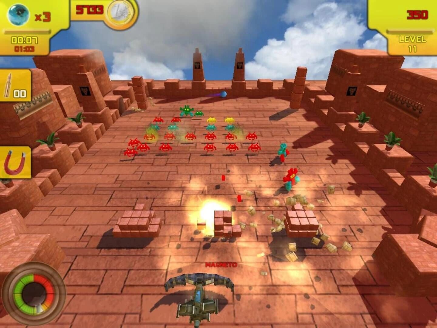 Breakout Invaders screenshot 2