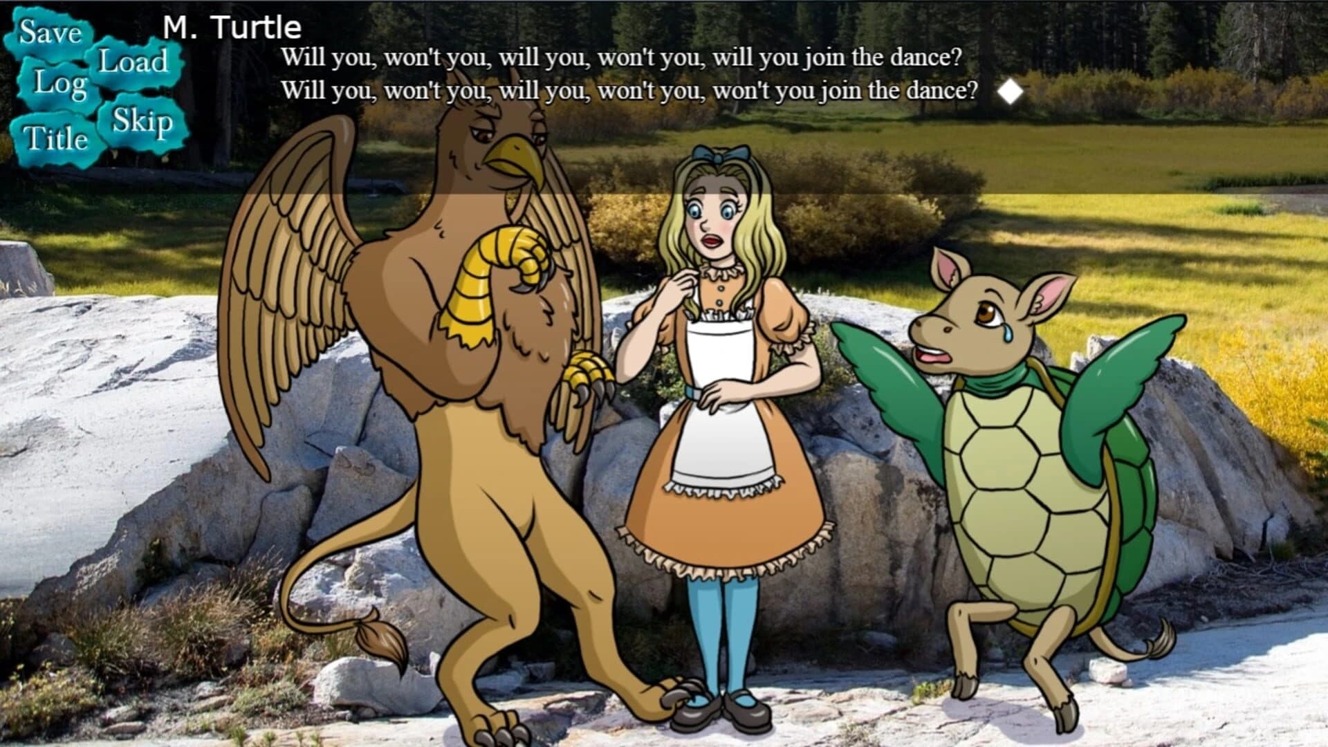 BRG's Alice in Wonderland Visual Novel screenshot 2