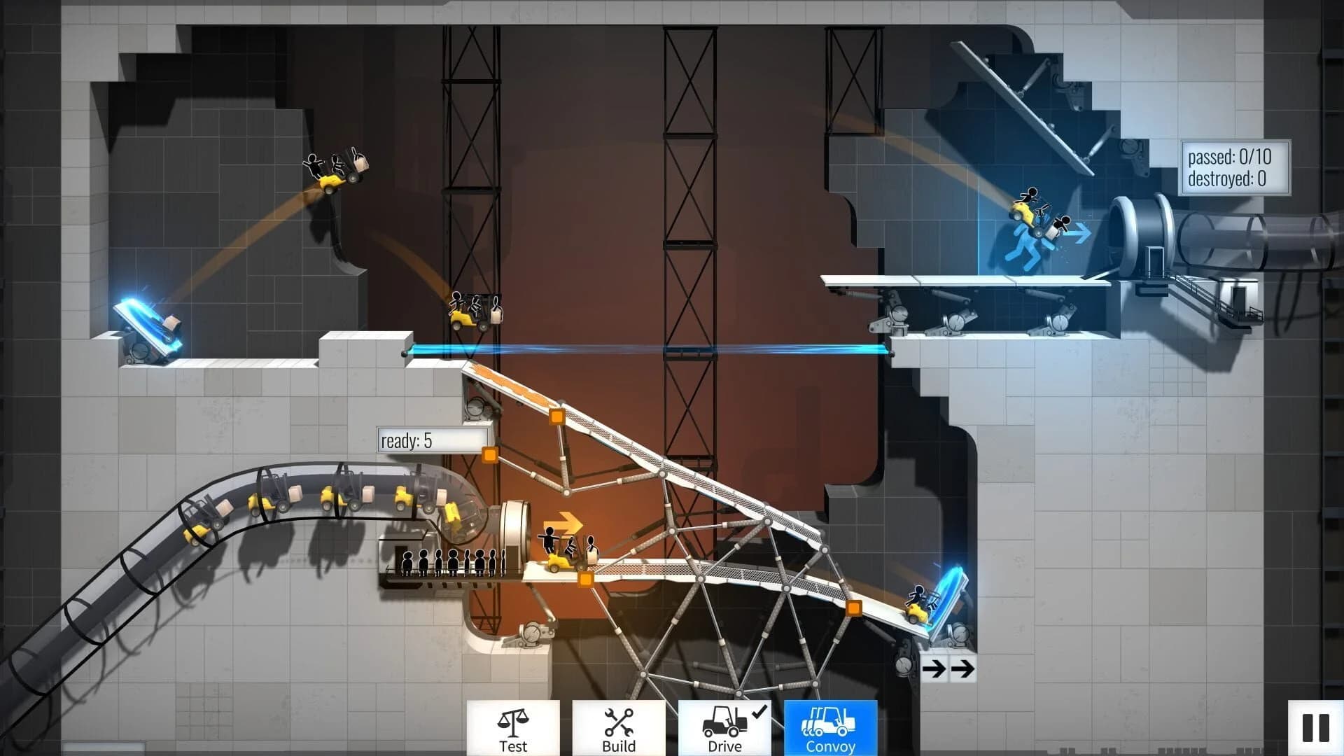 Bridge Constructor Portal screenshot 4