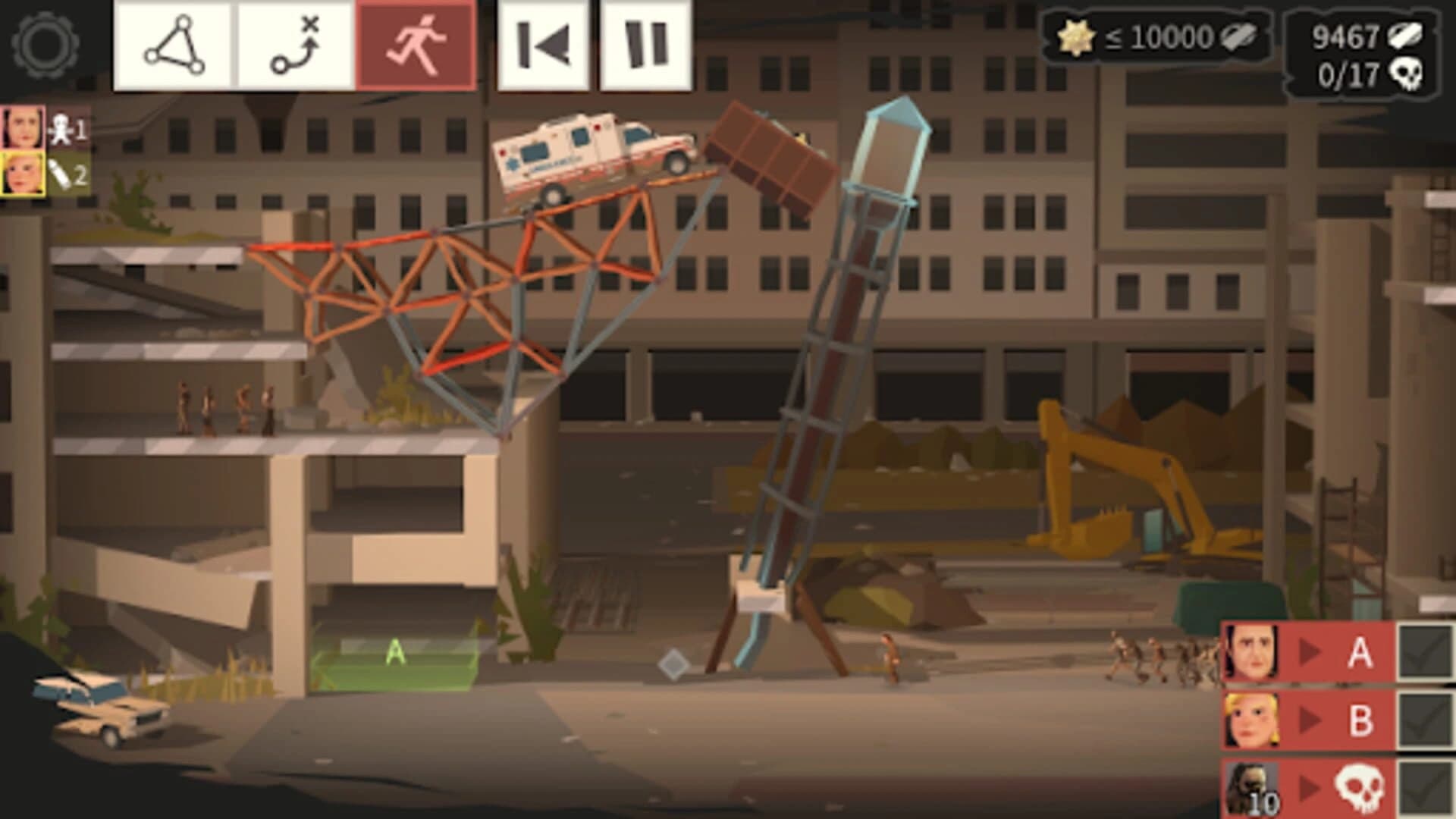 Bridge Constructor: The Walking Dead screenshot 2