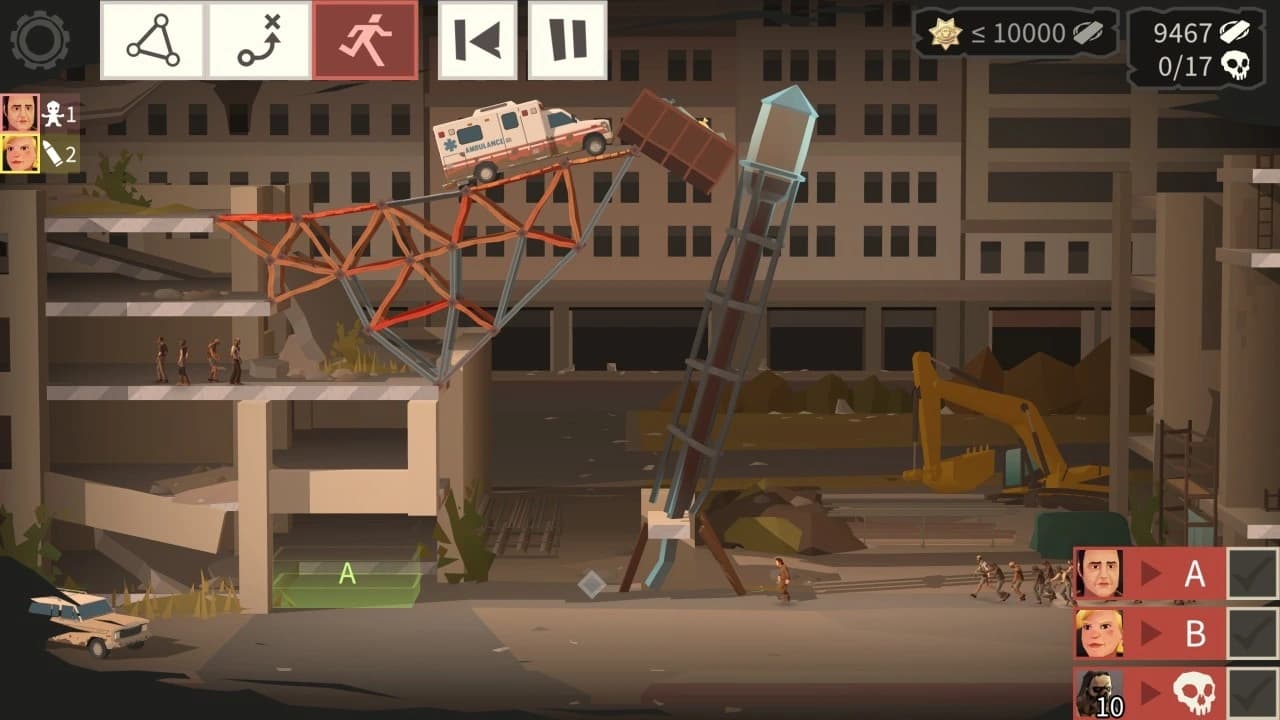 Bridge Constructor: The Walking Dead screenshot 4
